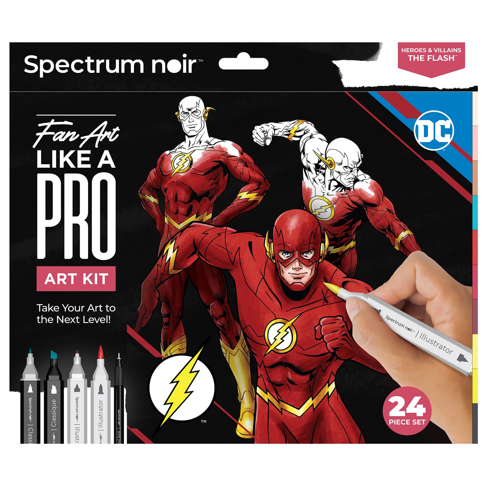 Spectrum Noir&#x2122; Pro Fan-Art Flash Kit