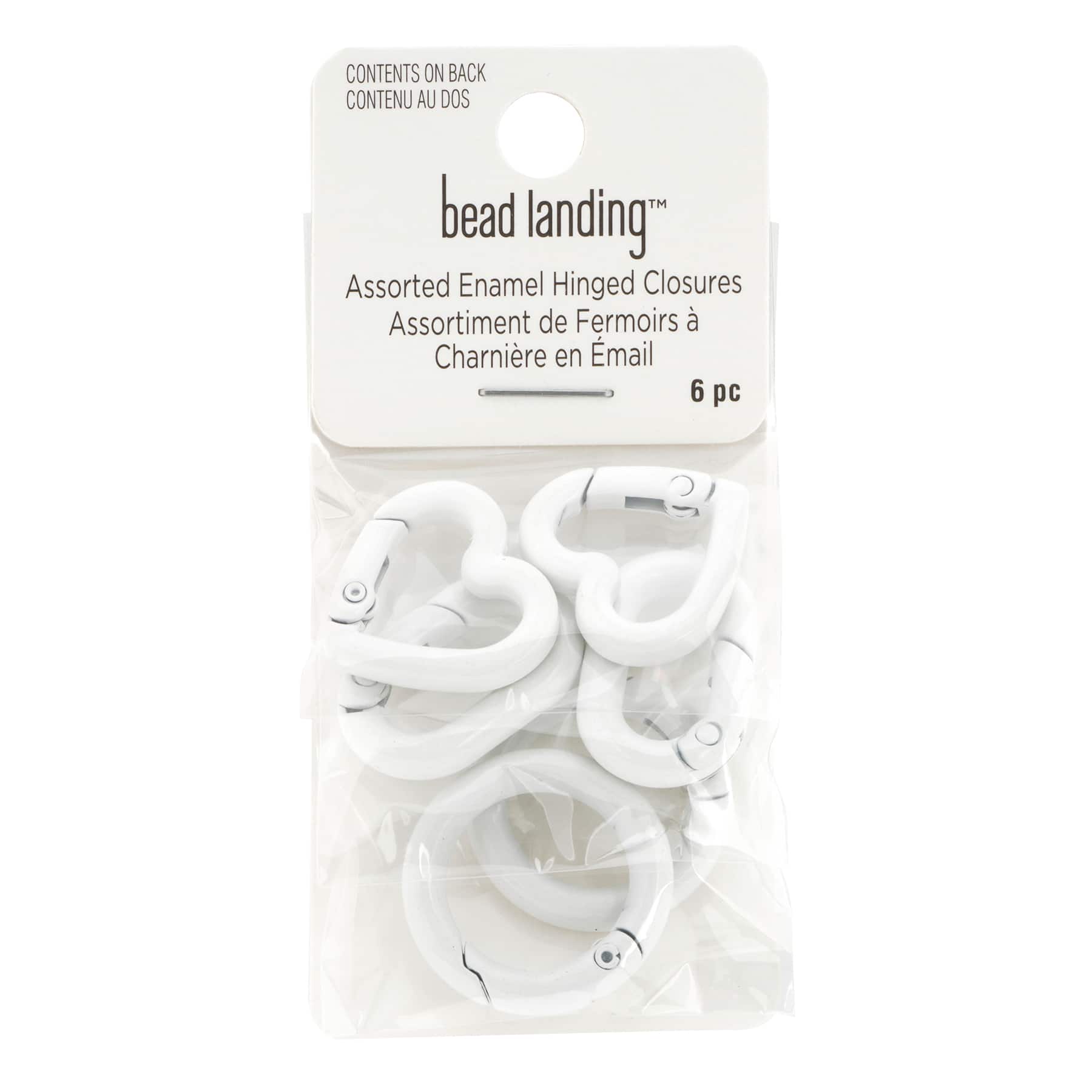12 Pack: Enameled Hinge Closure Assortment by Bead Landing™
