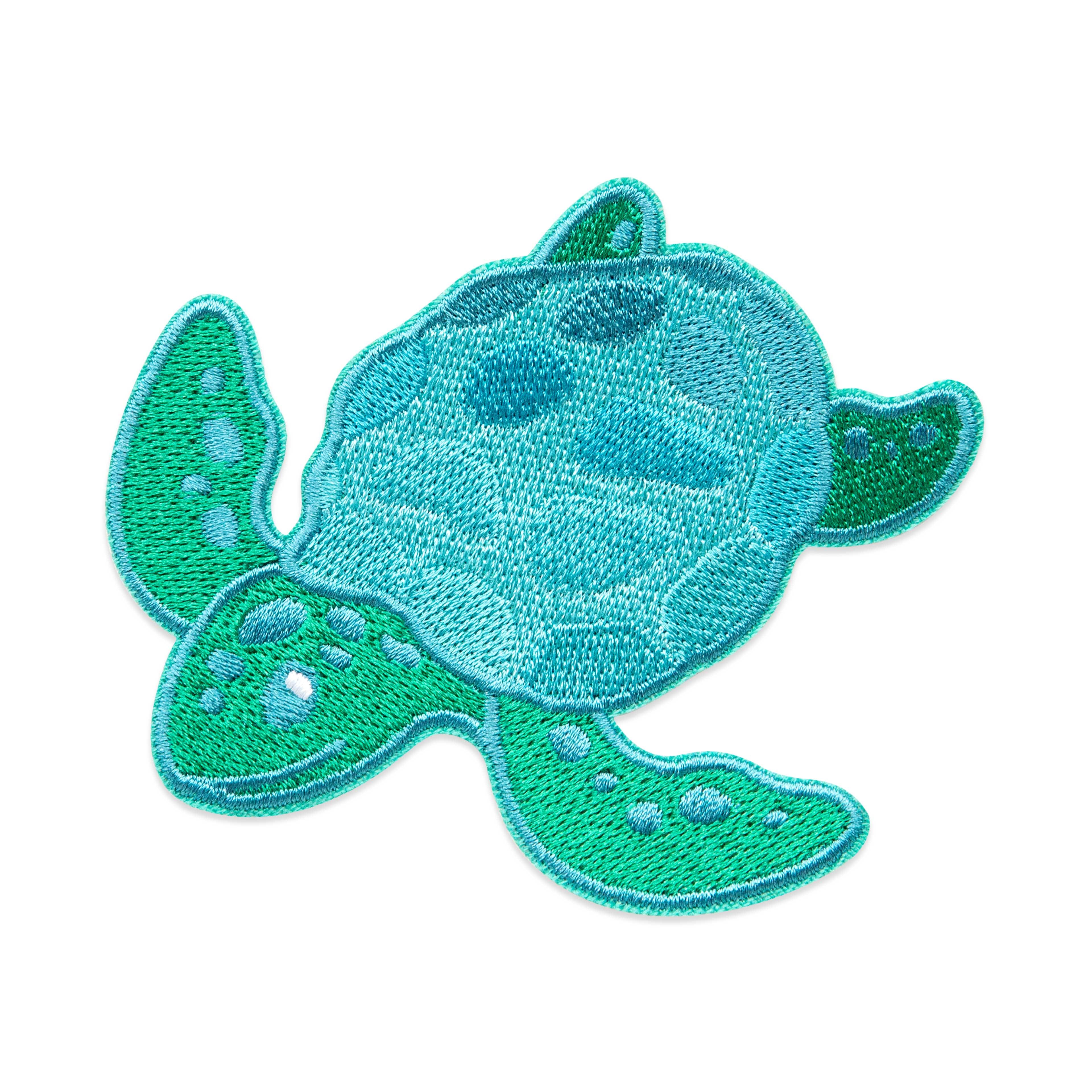 Summer Sea Turtle Iron On &#x26; Adhesive Patch by Make Market&#xAE;