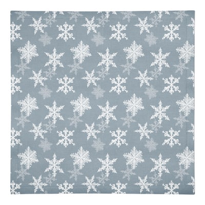 Blue Snowflake Pattern 10