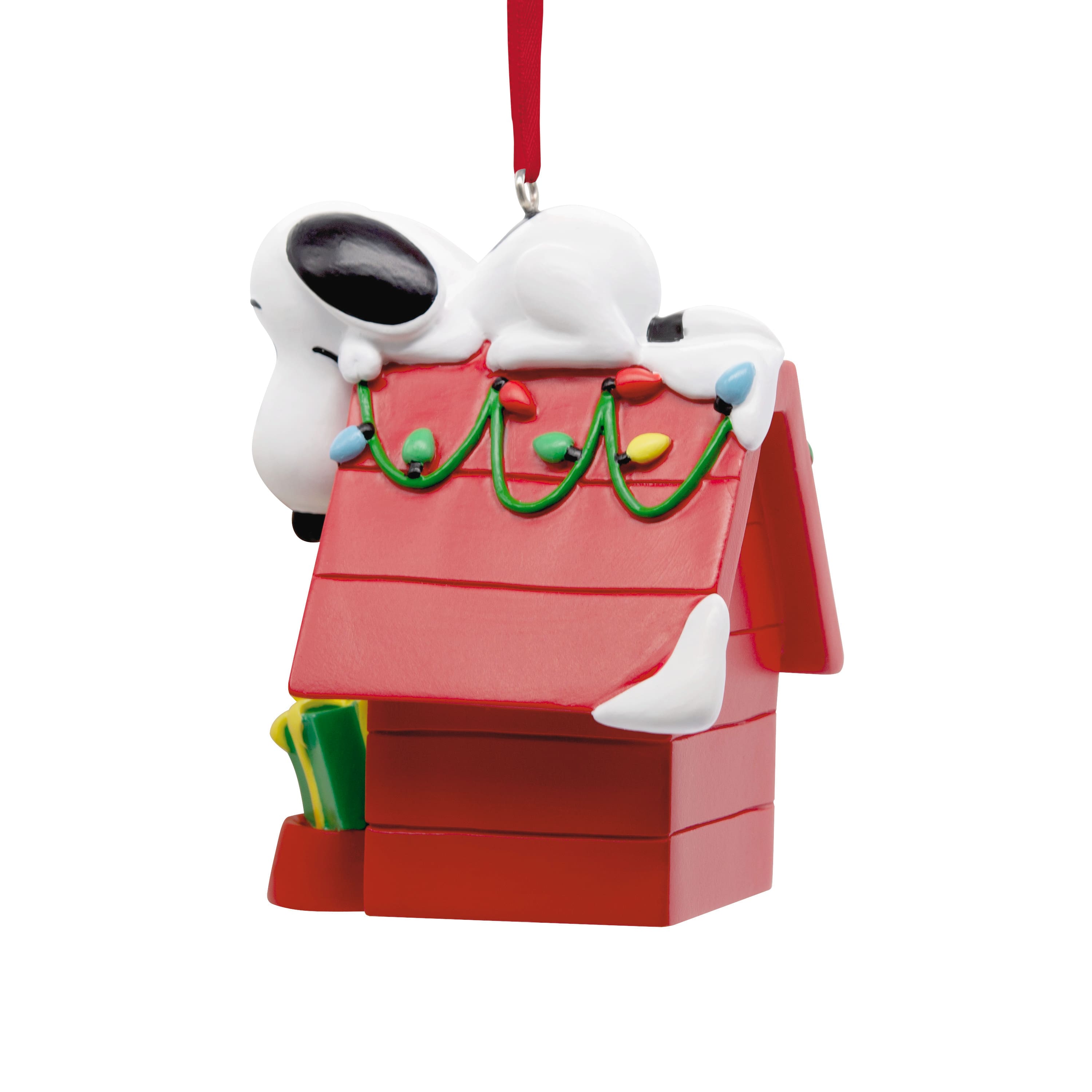 Hallmark Peanuts® 2.25" Snoopy on Holiday Doghouse Ornament