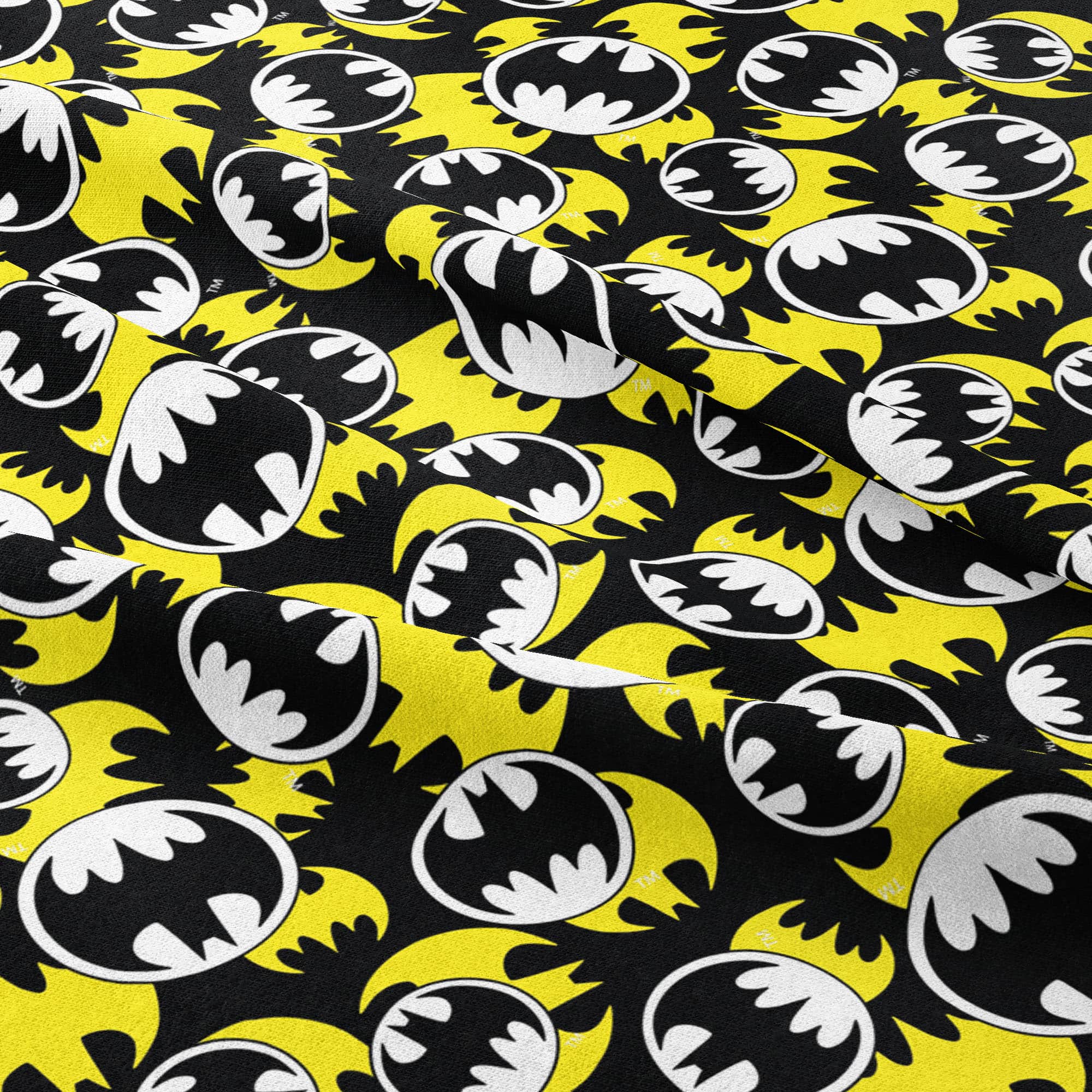 Camelot&#xAE; Fabrics Batman&#x2122; Packed Logo Cotton Fabric