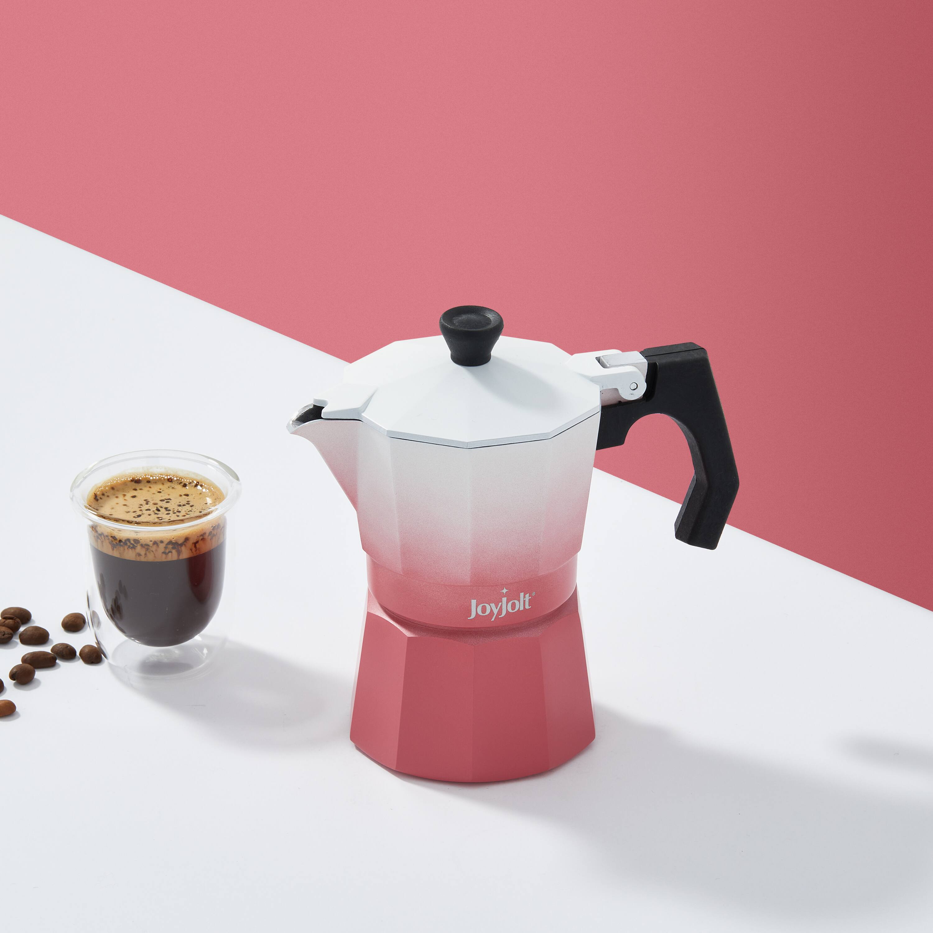 3 Pink Mokas pot - caffevergnano.com