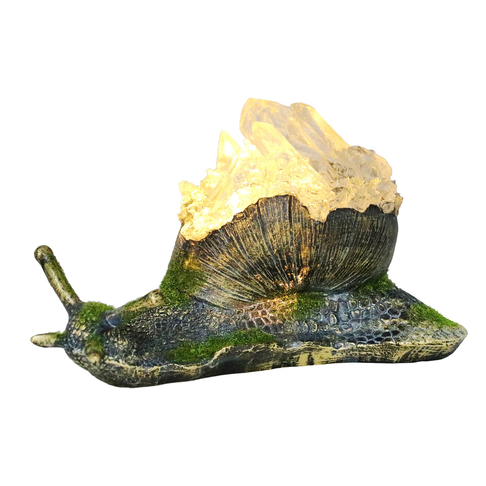 6.5&#x22; LED Snail &#x26; Crystal Tabletop D&#xE9;cor by Ashland&#xAE;