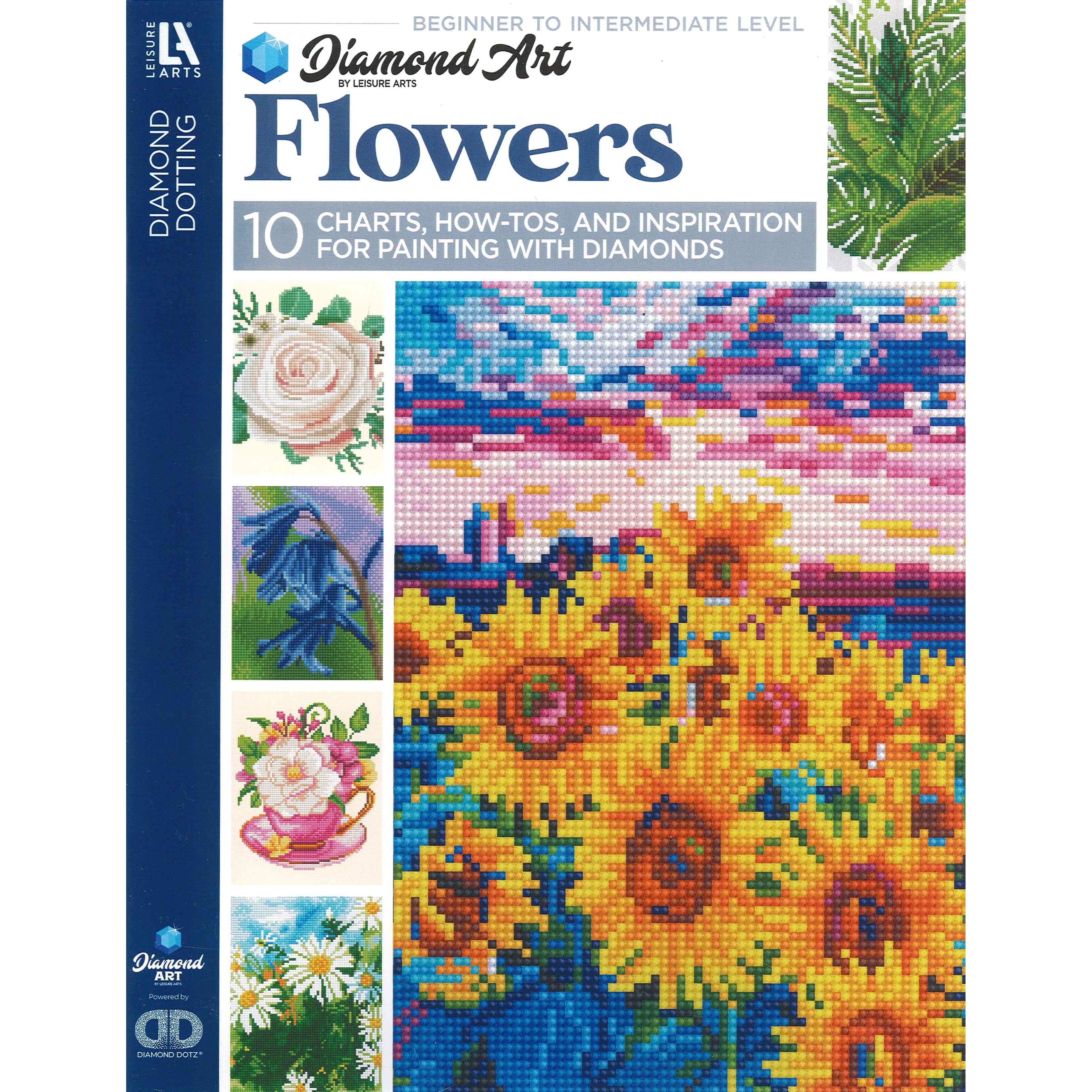 Diamond Art Flowers Painting Charts &#x26; Idea Book
