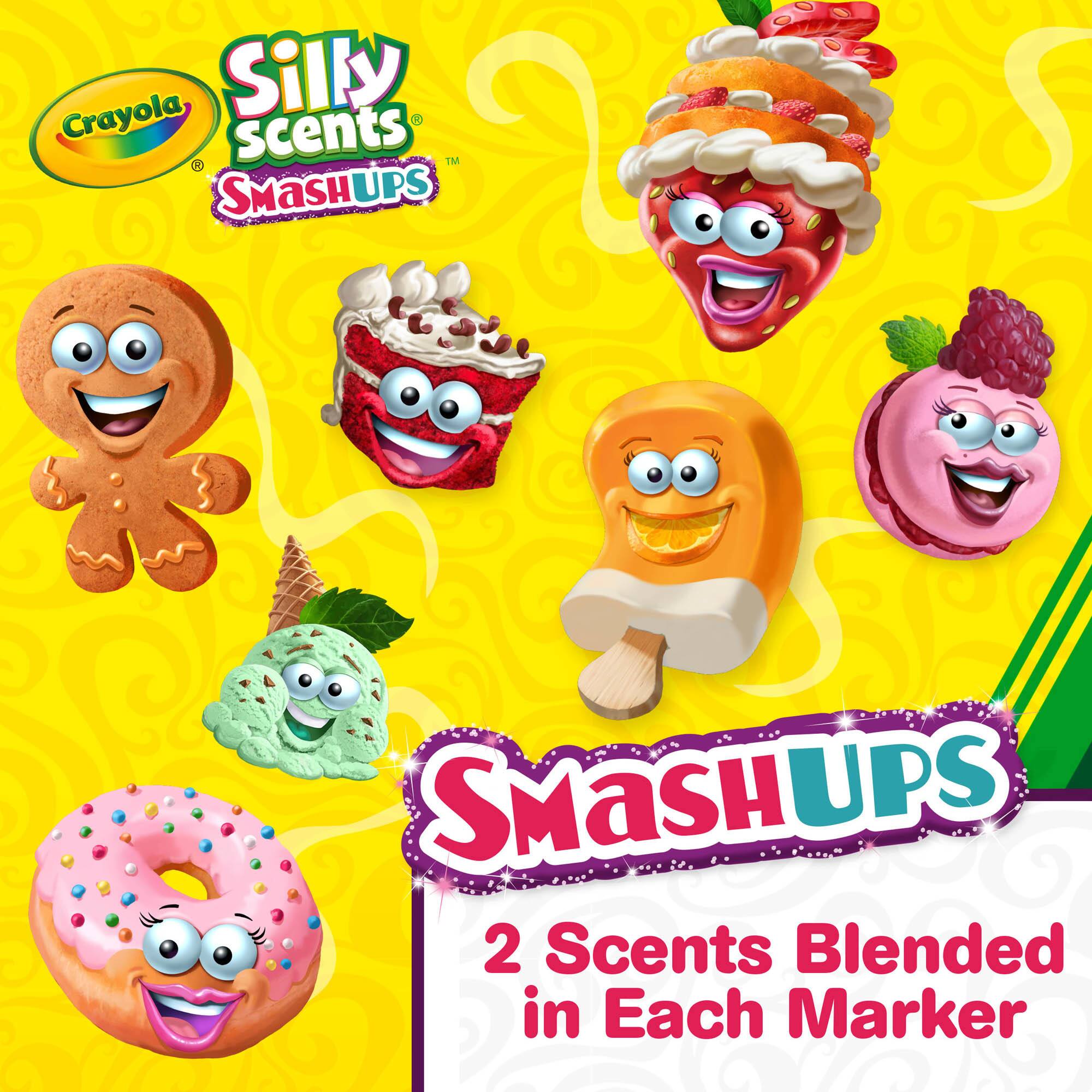 Crayola&#xAE; Silly Scents&#x2122; Smash-Ups Washable Fine Line Markers, 10ct.