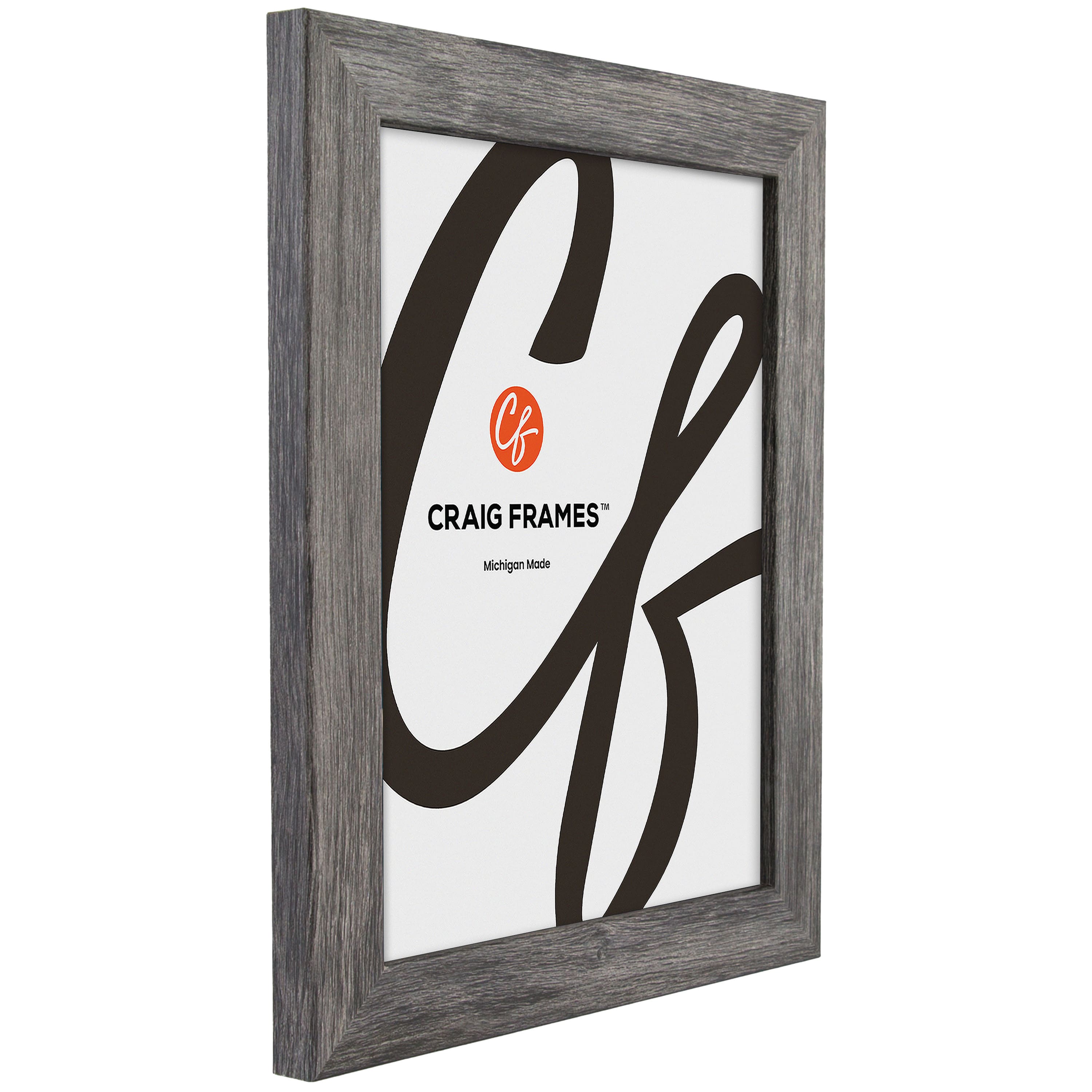 Craig Frames Bauhaus 125 Barnwood Gray Picture Frame
