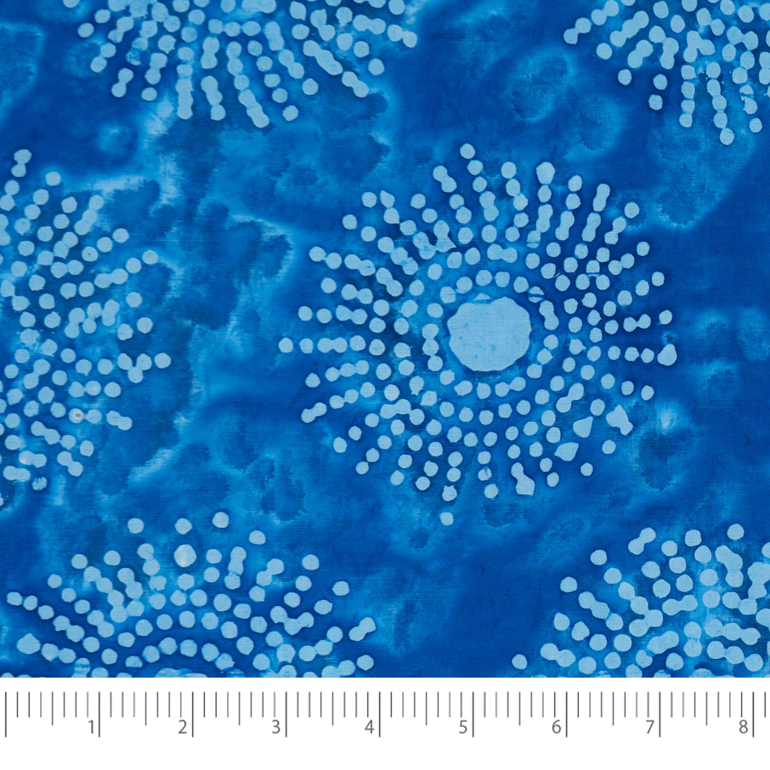 SINGER Batik Steel Blue Sunshine Cotton Fabric