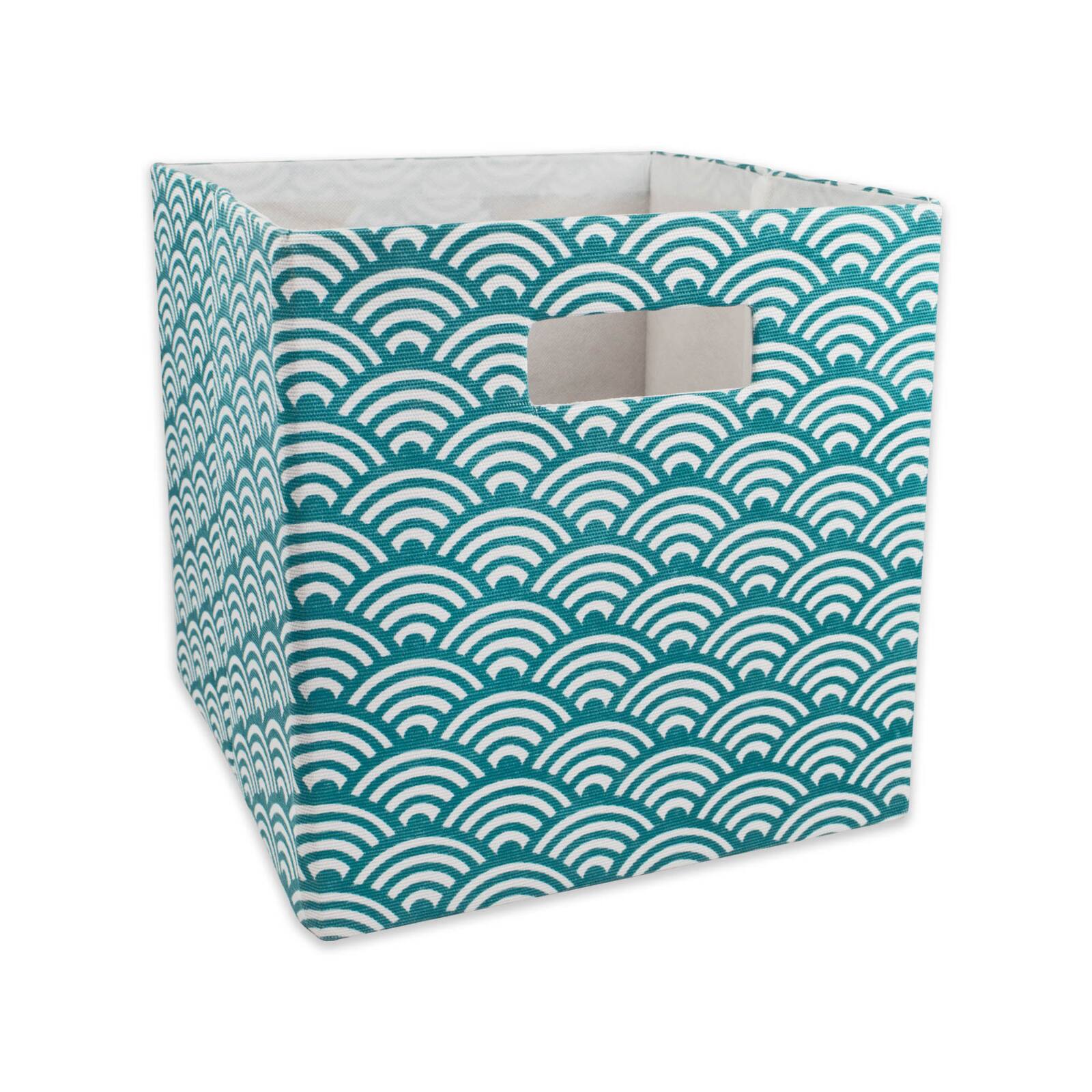 DII&#xAE; 13&#x22; Polyester Waves Storage Cube