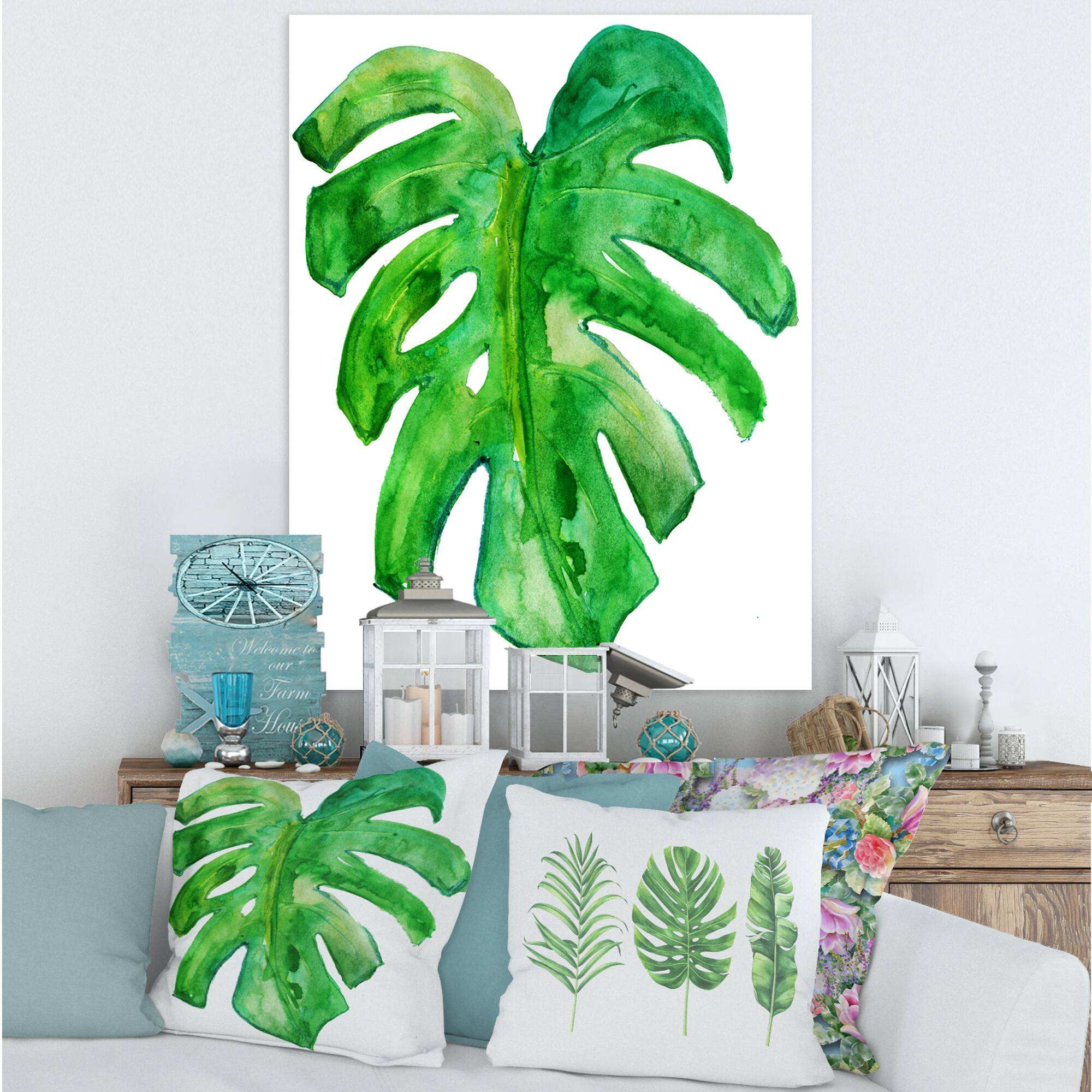 Designart - Tropical Leaf Of Monstera I