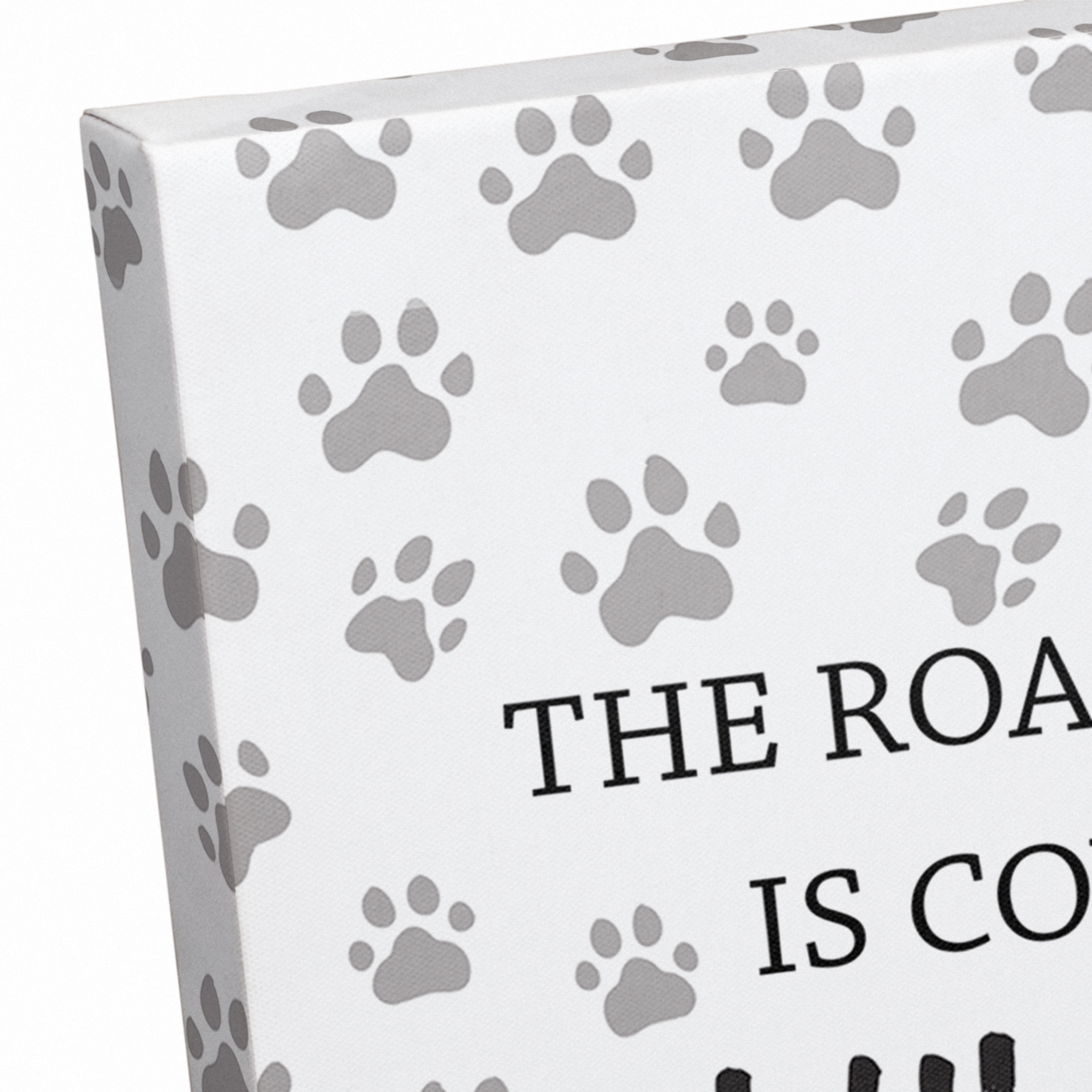 The Road to My Heart is Covered with Little Pawprints Canvas Wall Art