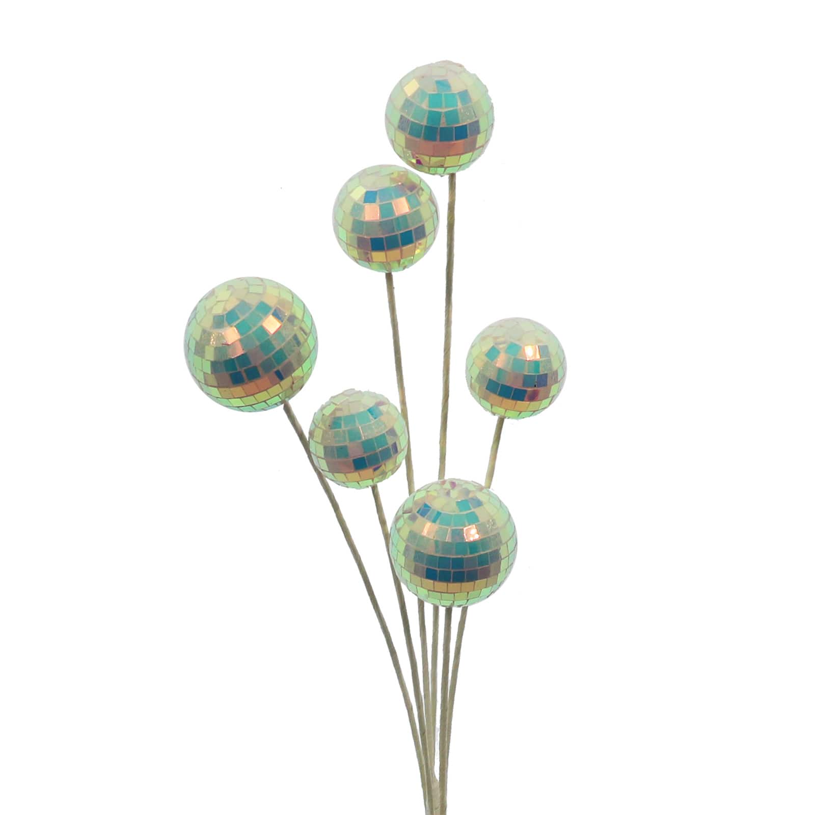 30&#x22; Iridescent Disco Balls Stem by Ashland&#xAE;