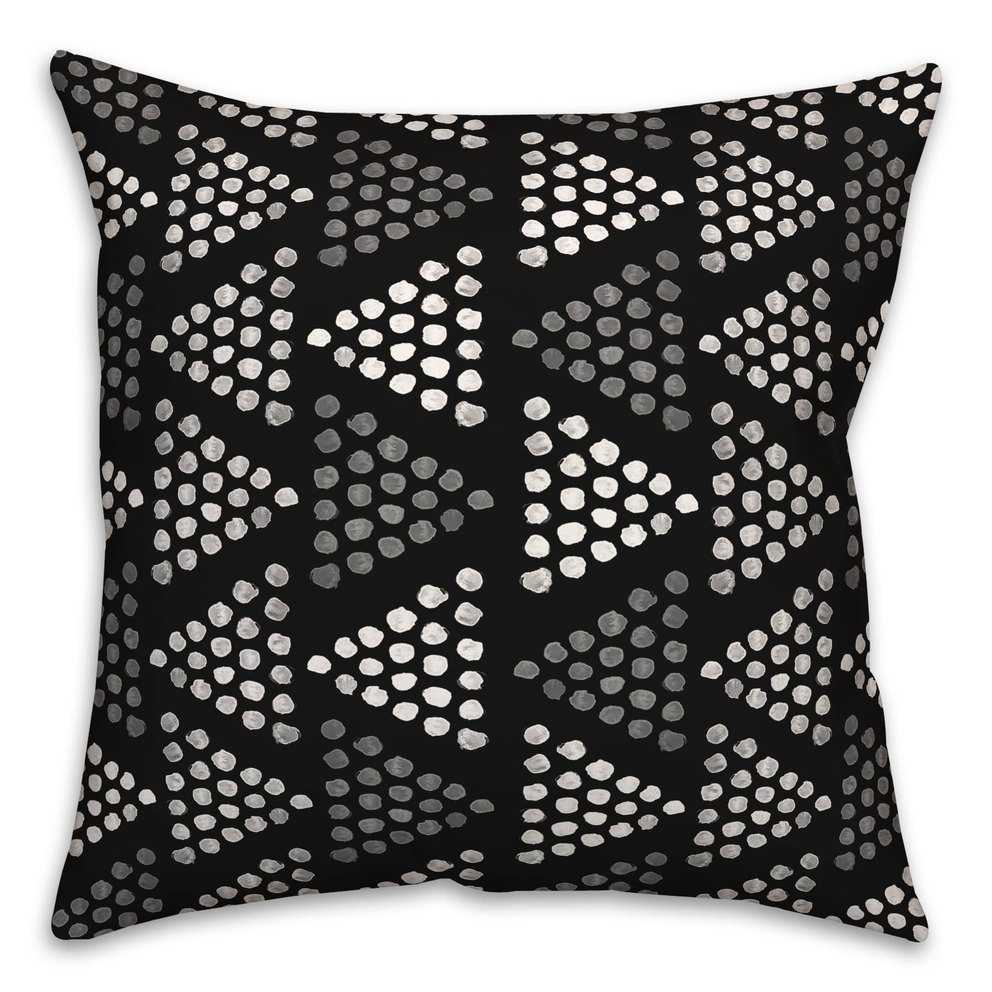 Triangles Throw Pillow