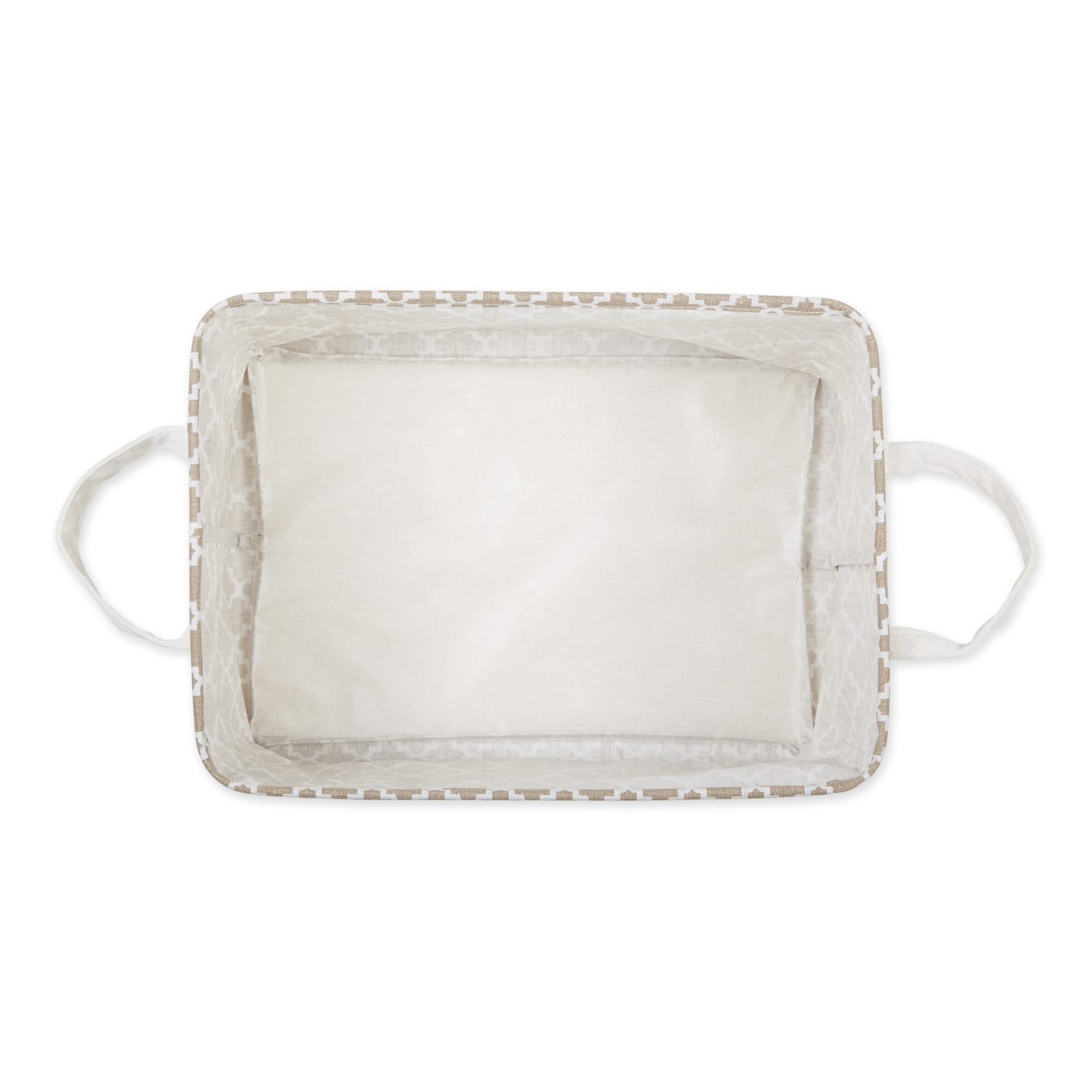 DII® Extra Large Lattice PE-Coated Cotton Polyester Laundry Bin, 2ct.