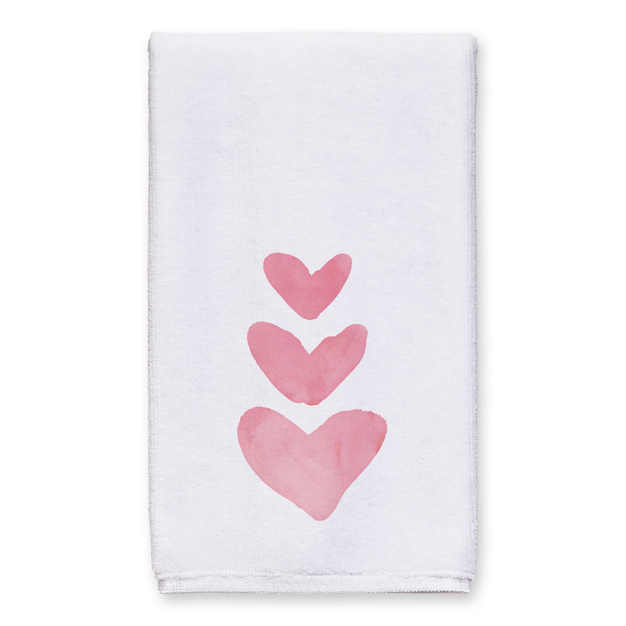 Watercolor Heart Tea Towel Set