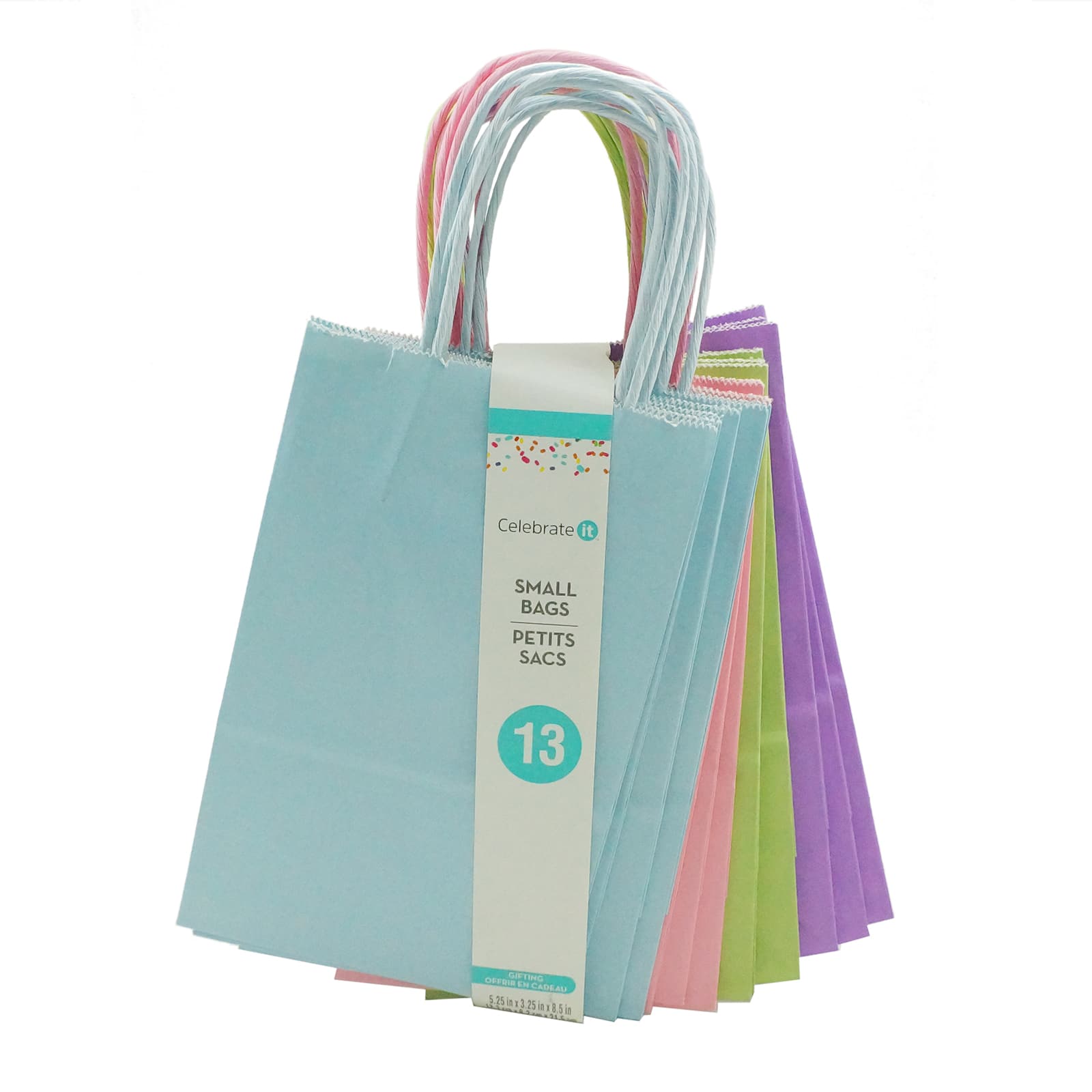 Assortiment de petits sacs-cadeaux pastel de Celebrate It