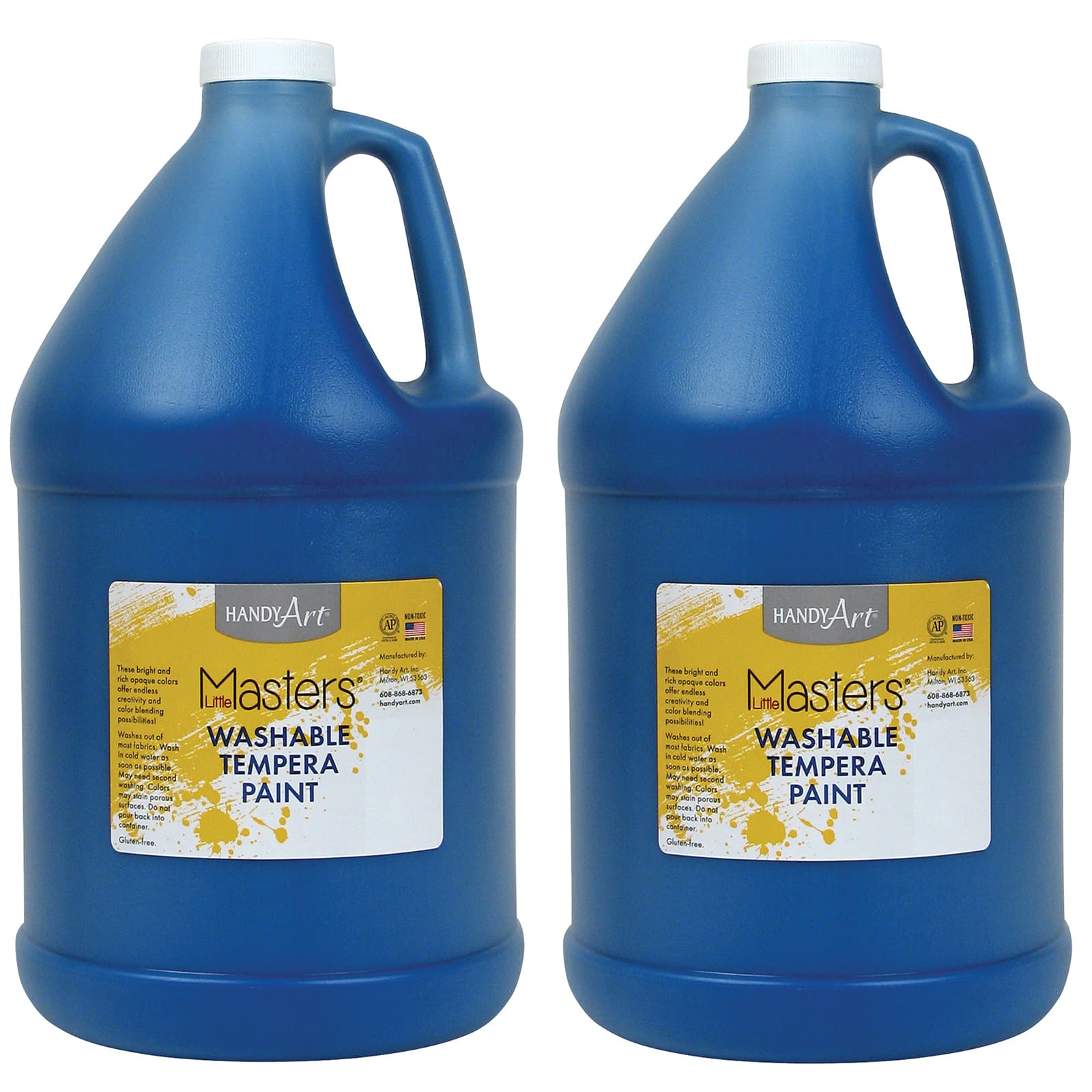 Handy Art® Little Masters® Washable Tempera Paint Gallon, 2ct.