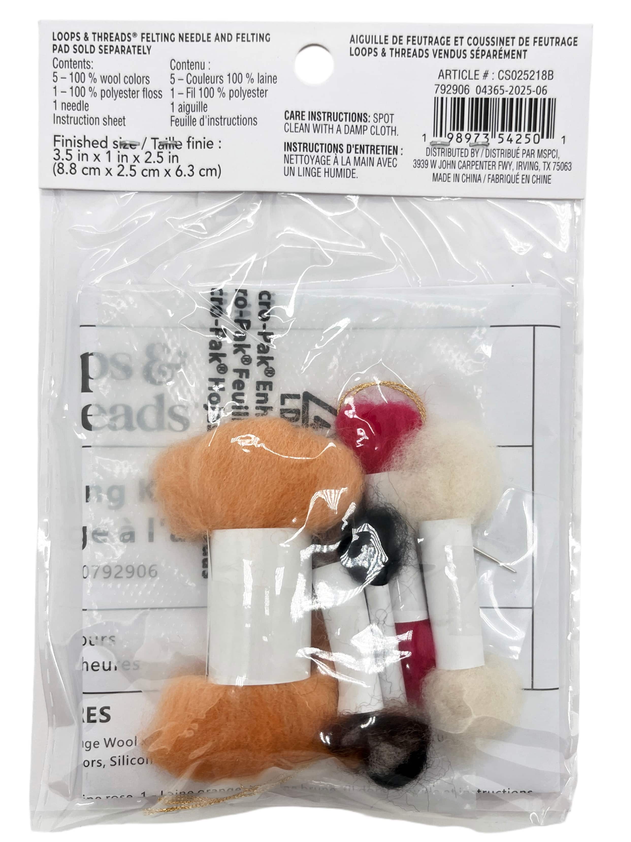 Christmas Fawn Felting Kit by Loops &#x26; Threads&#xAE;