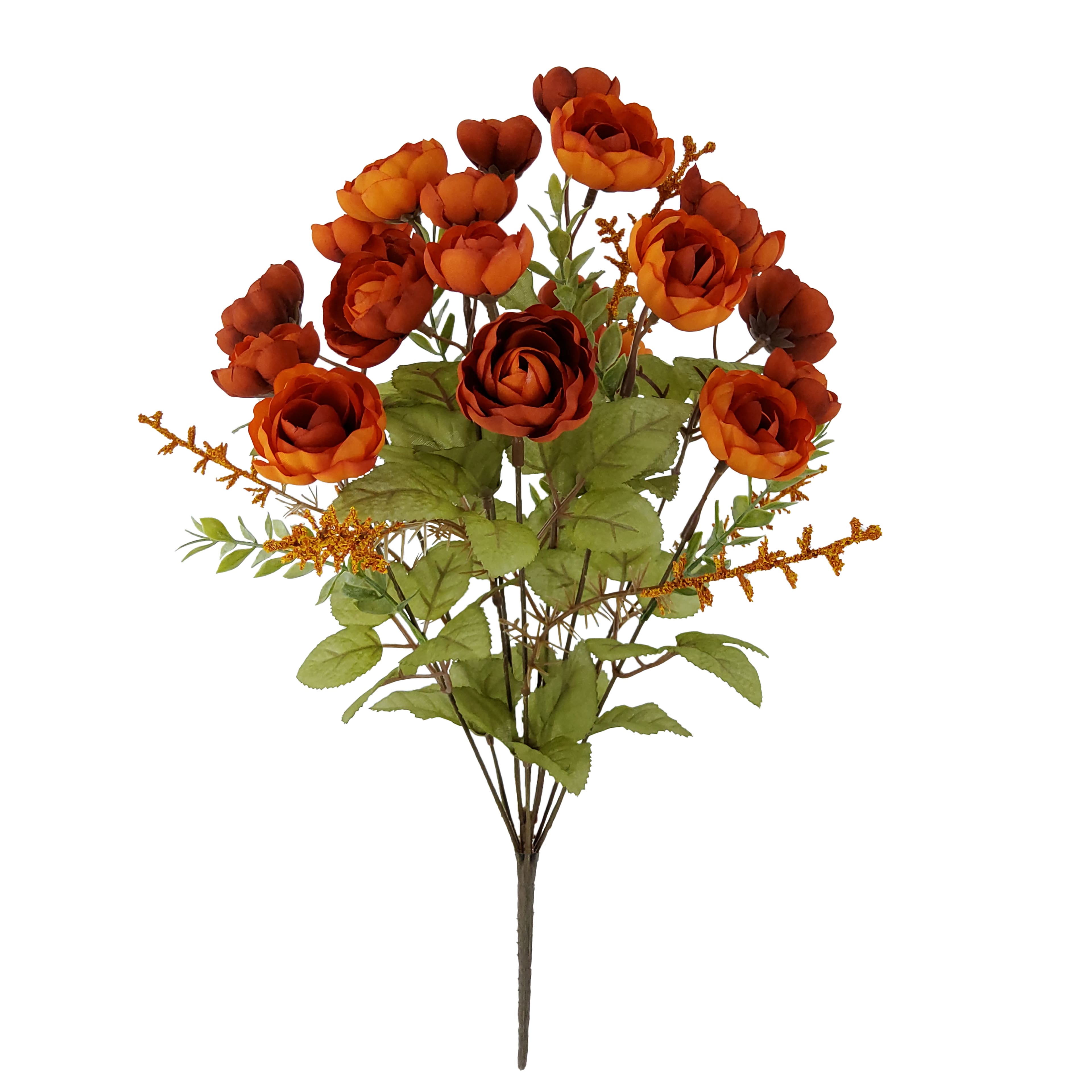 18&#x22; Orange Ranunculus Deluxe Bush by Ashland&#xAE;