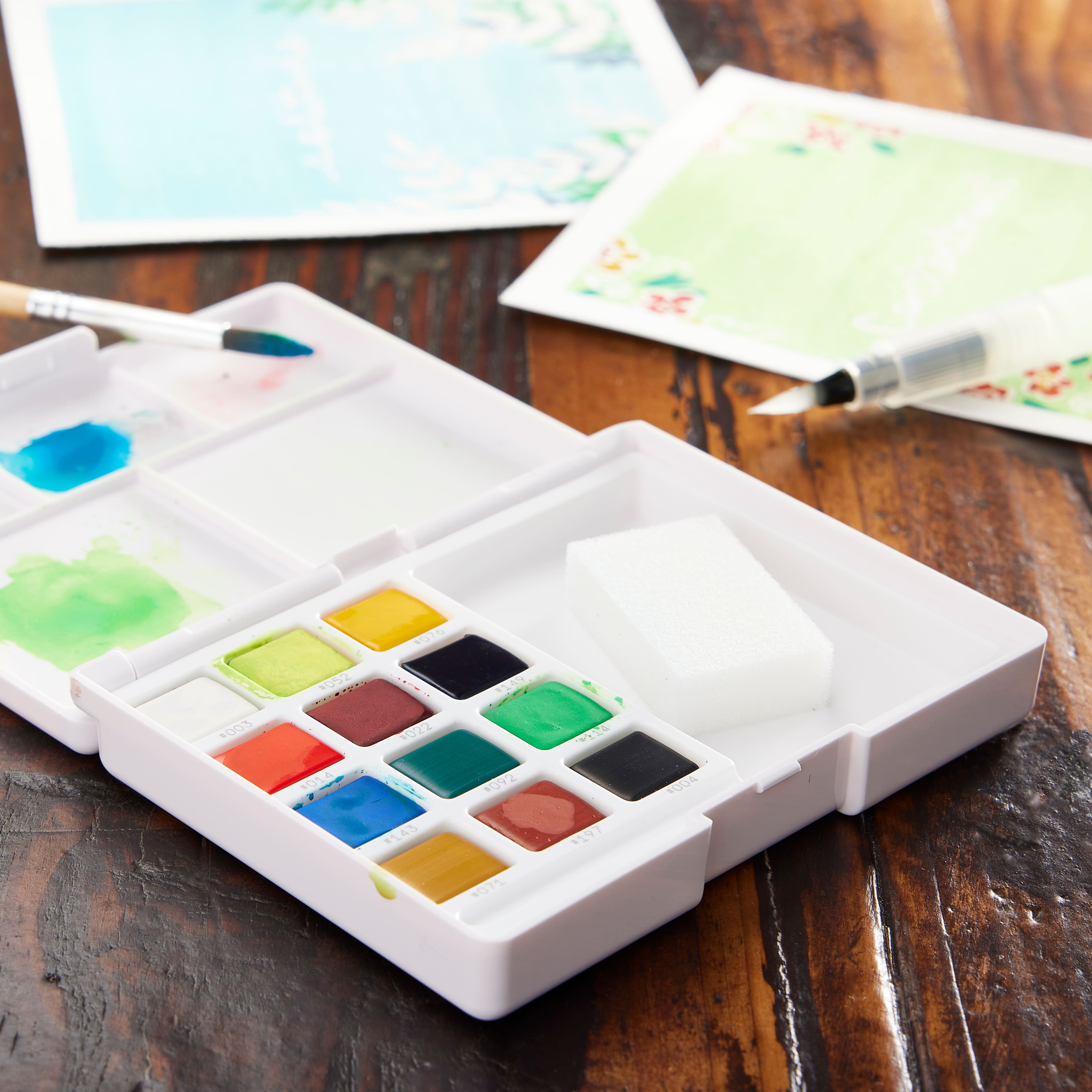 Koi® Water Colors™ Pocket Field Sketch Box, 12 Colors