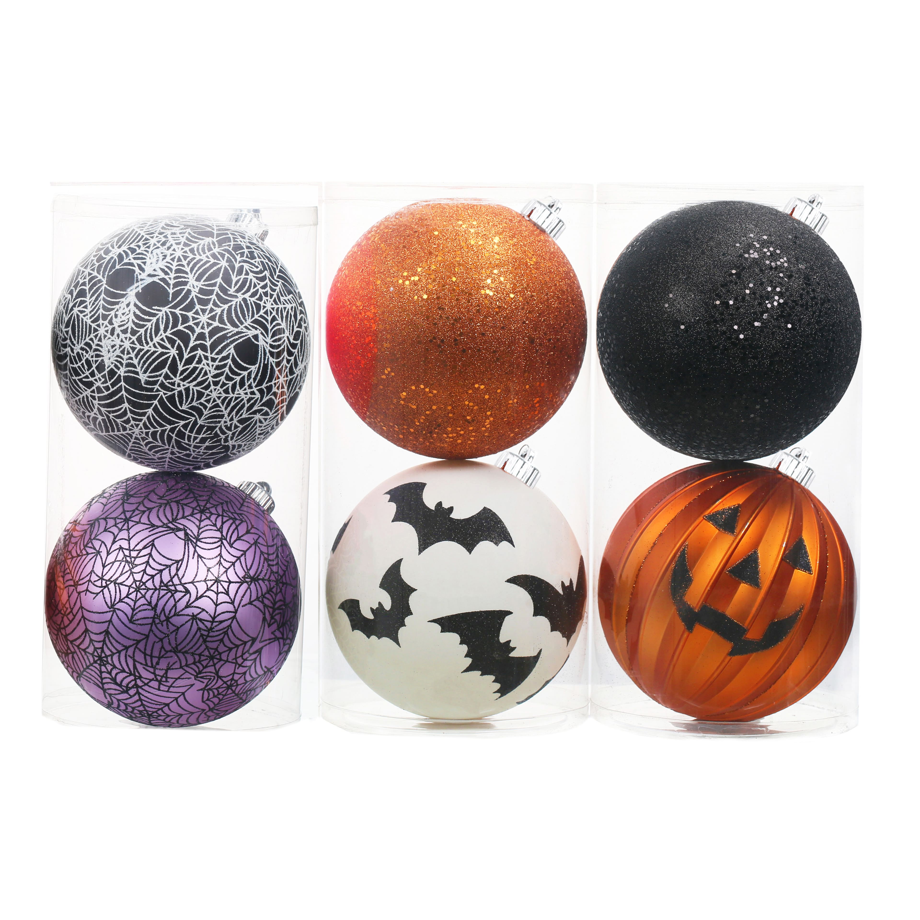 Assorted 6&#x22; Ball Ornaments by Ashland&#xAE;, 2pc.