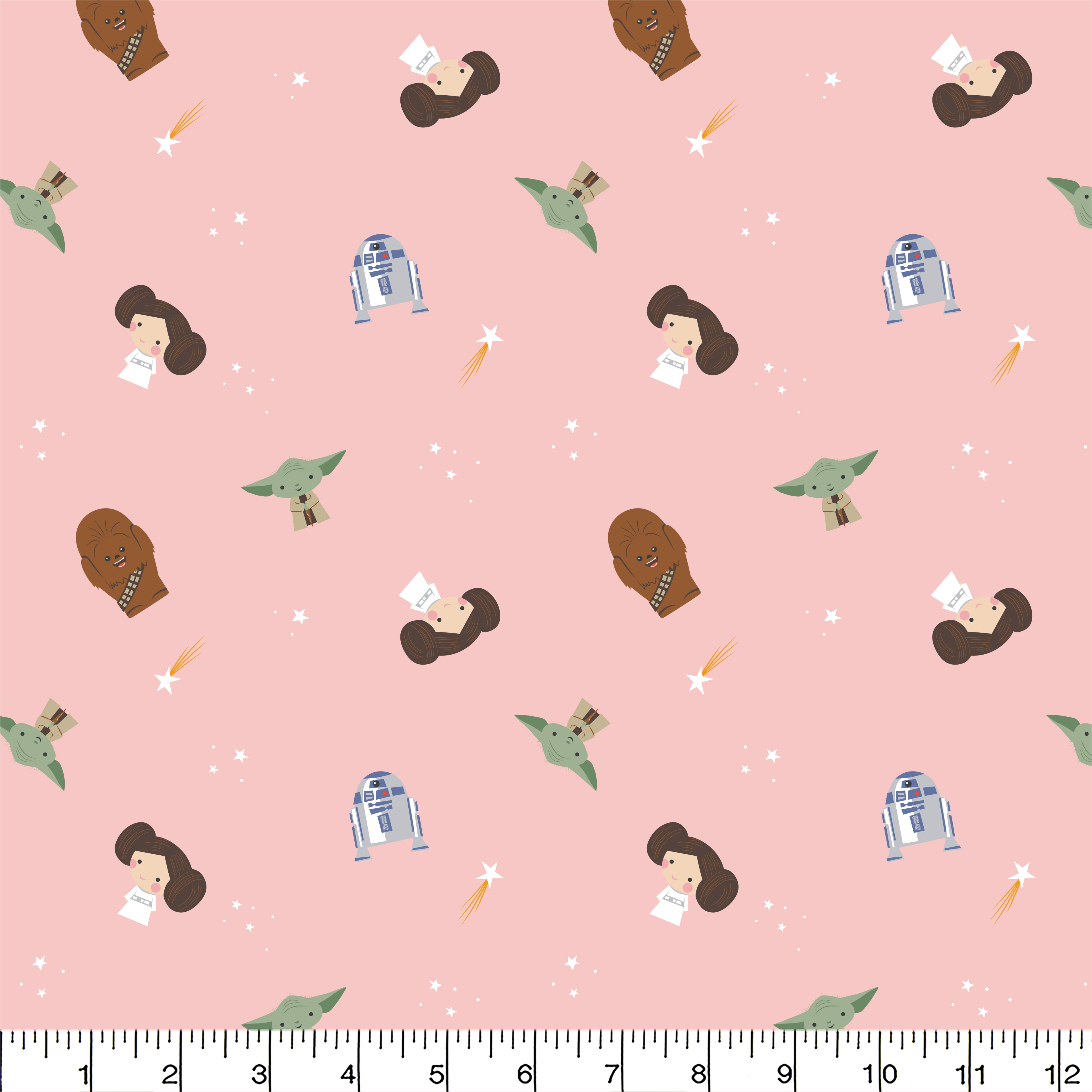 Star Wars&#x2122; Rebel Dreams on Pink Cotton Fabric