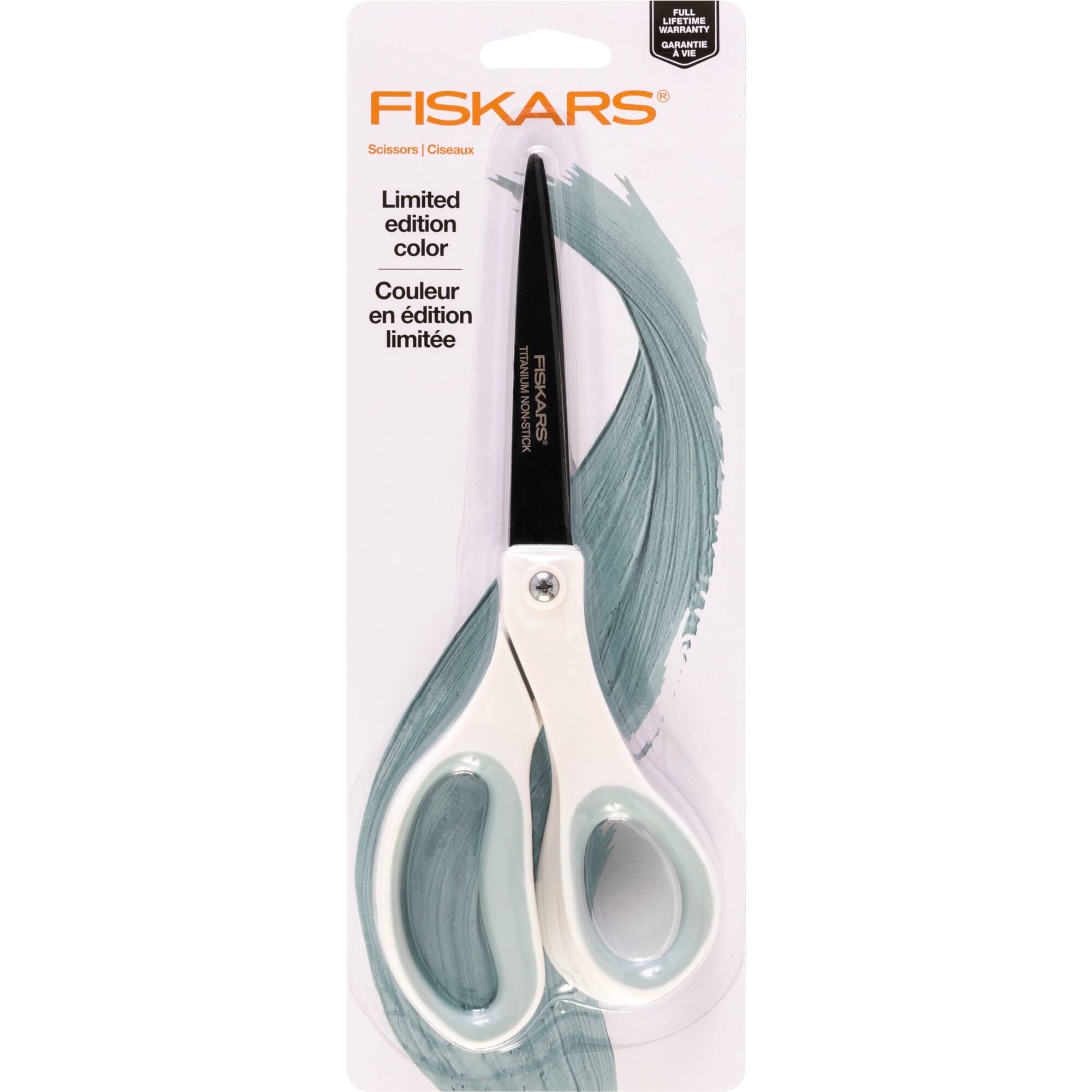 12 Pack: Fiskars&#xAE; Nonstick Titanium Softgrip&#xAE; Fashion Scissors