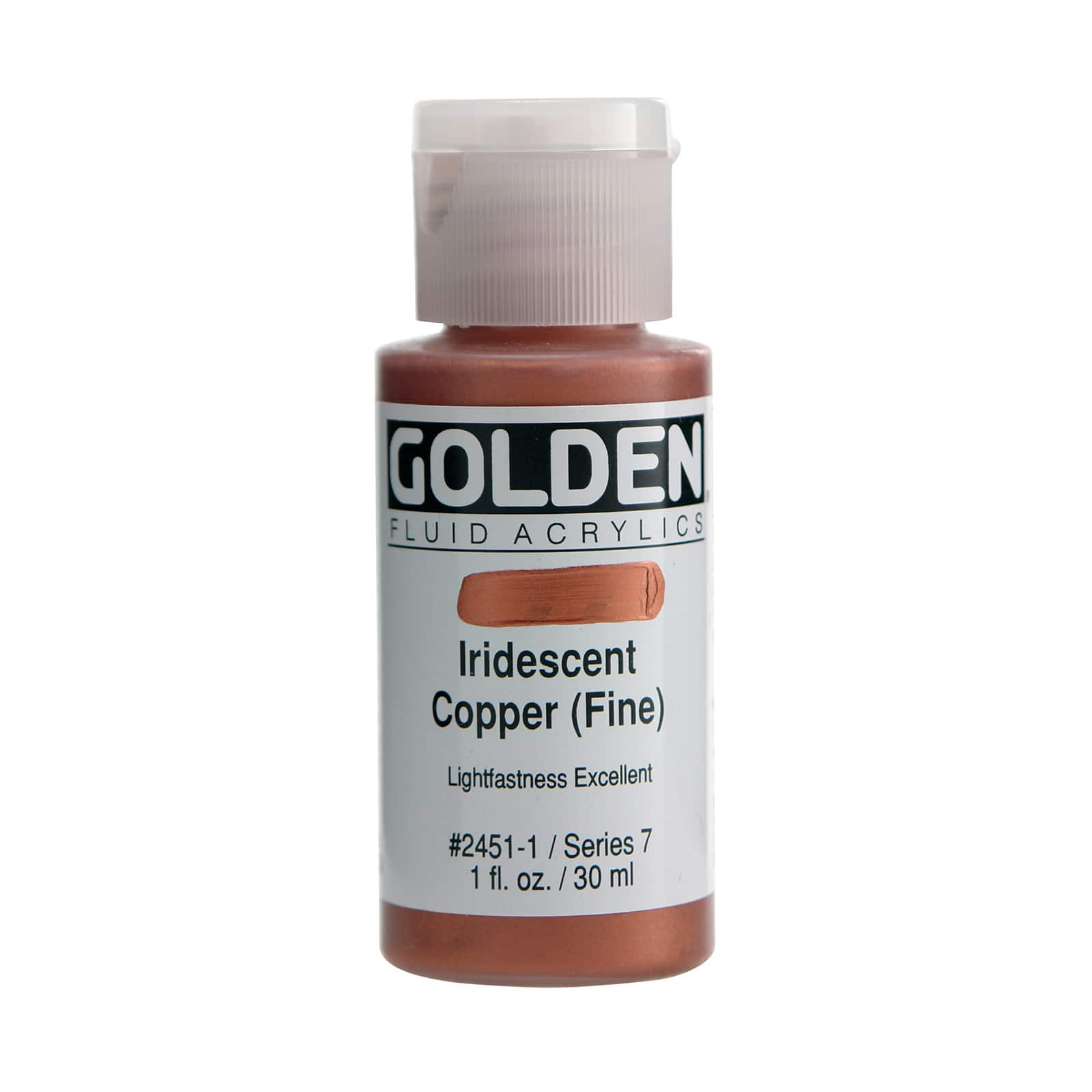 Golden&#xAE; Iridescent Fluid Acrylics, 1oz.