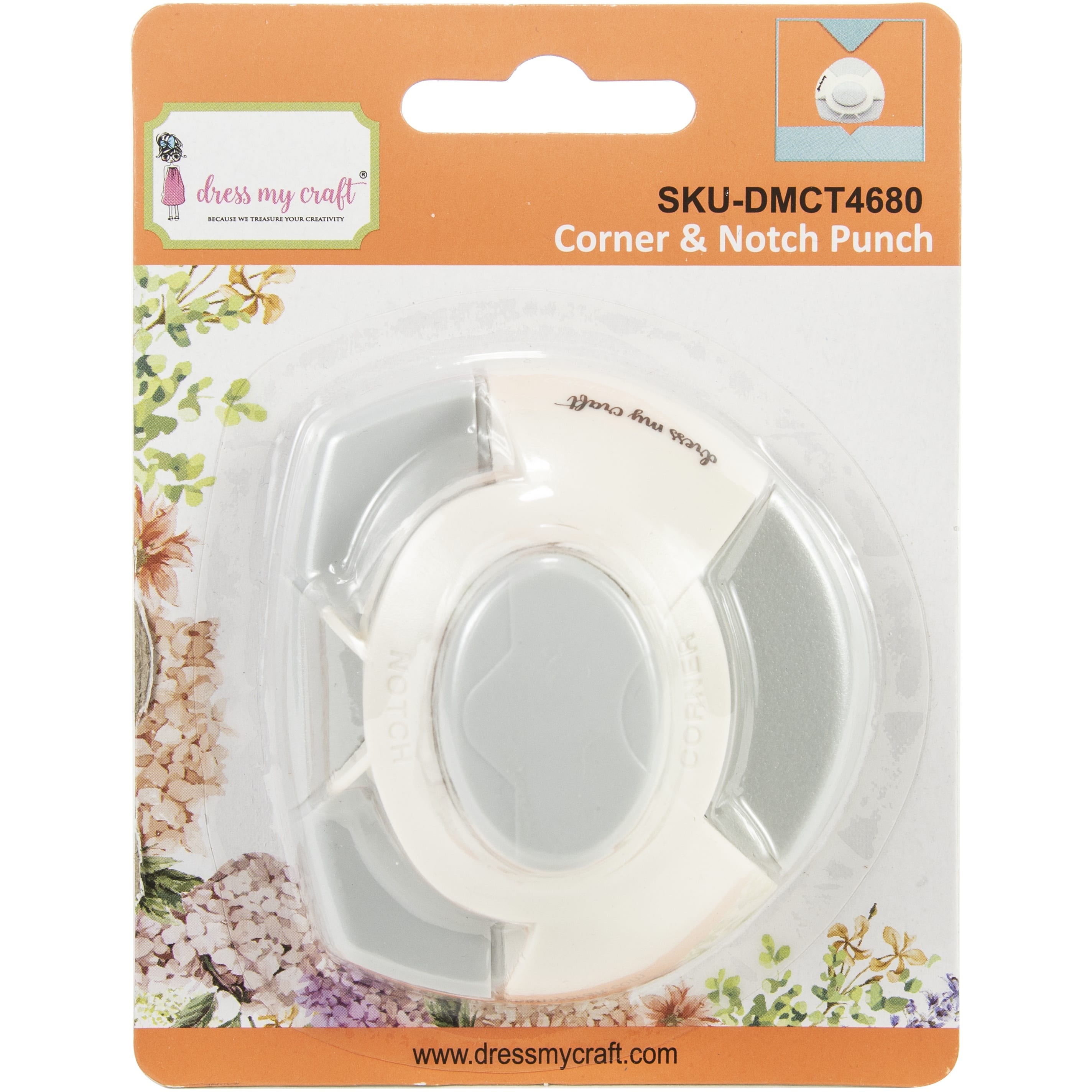Dress My Craft&#xAE; Corner &#x26; Notch Punch