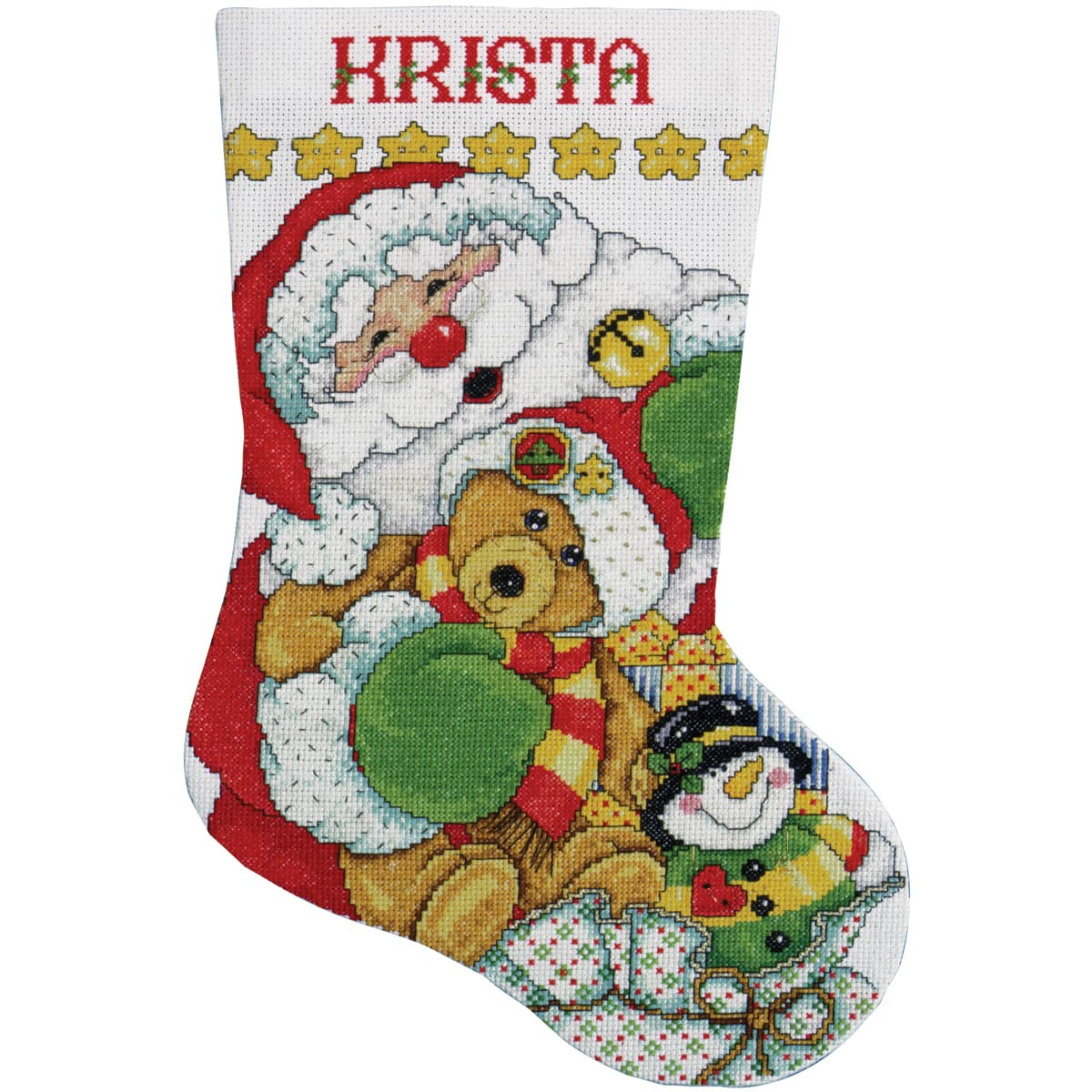 Design Works™ Santa Counted Cross Stitch Stocking Kit