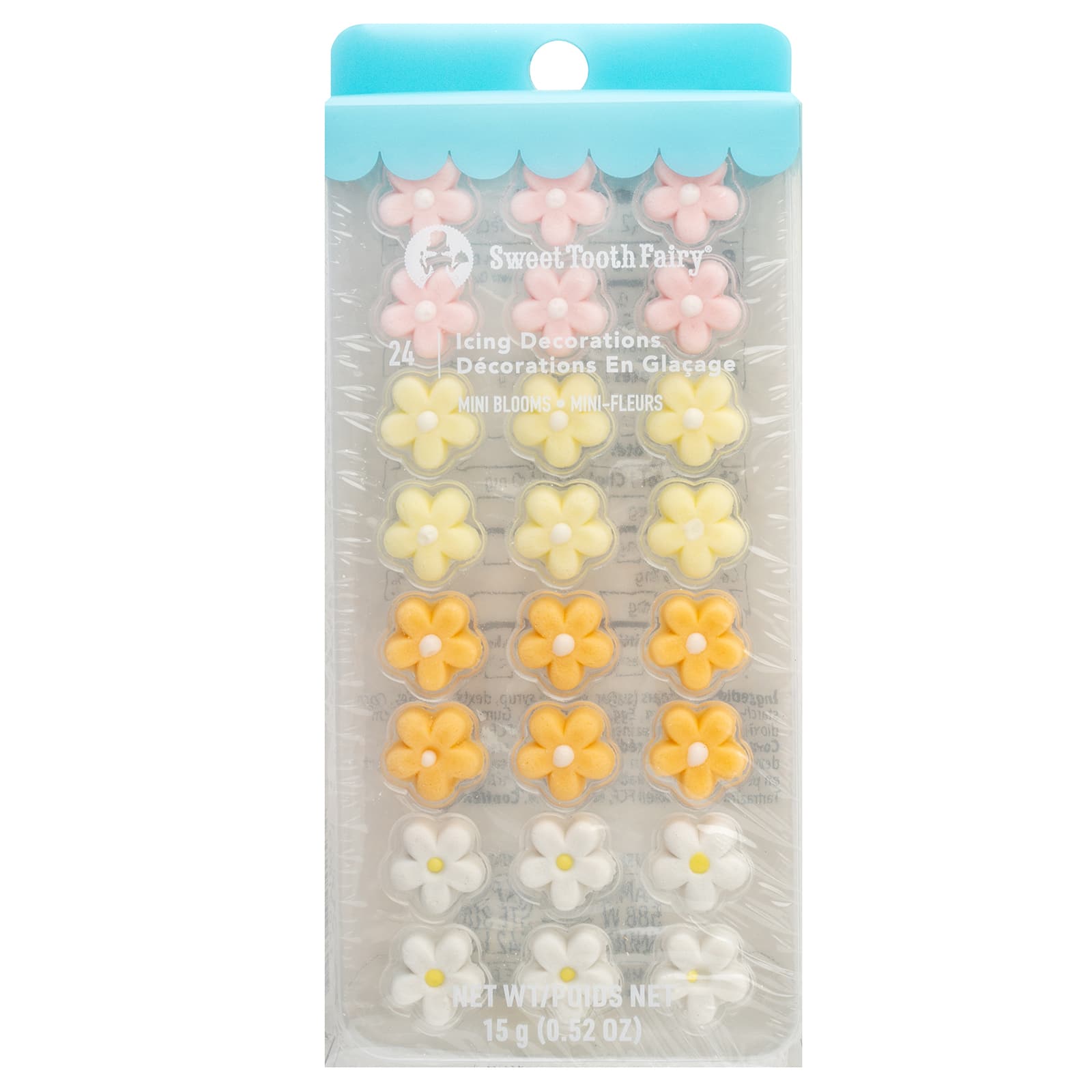 Sweet Tooth Fairy&#xAE; Mini Blooms Icing Decorations, 24ct.