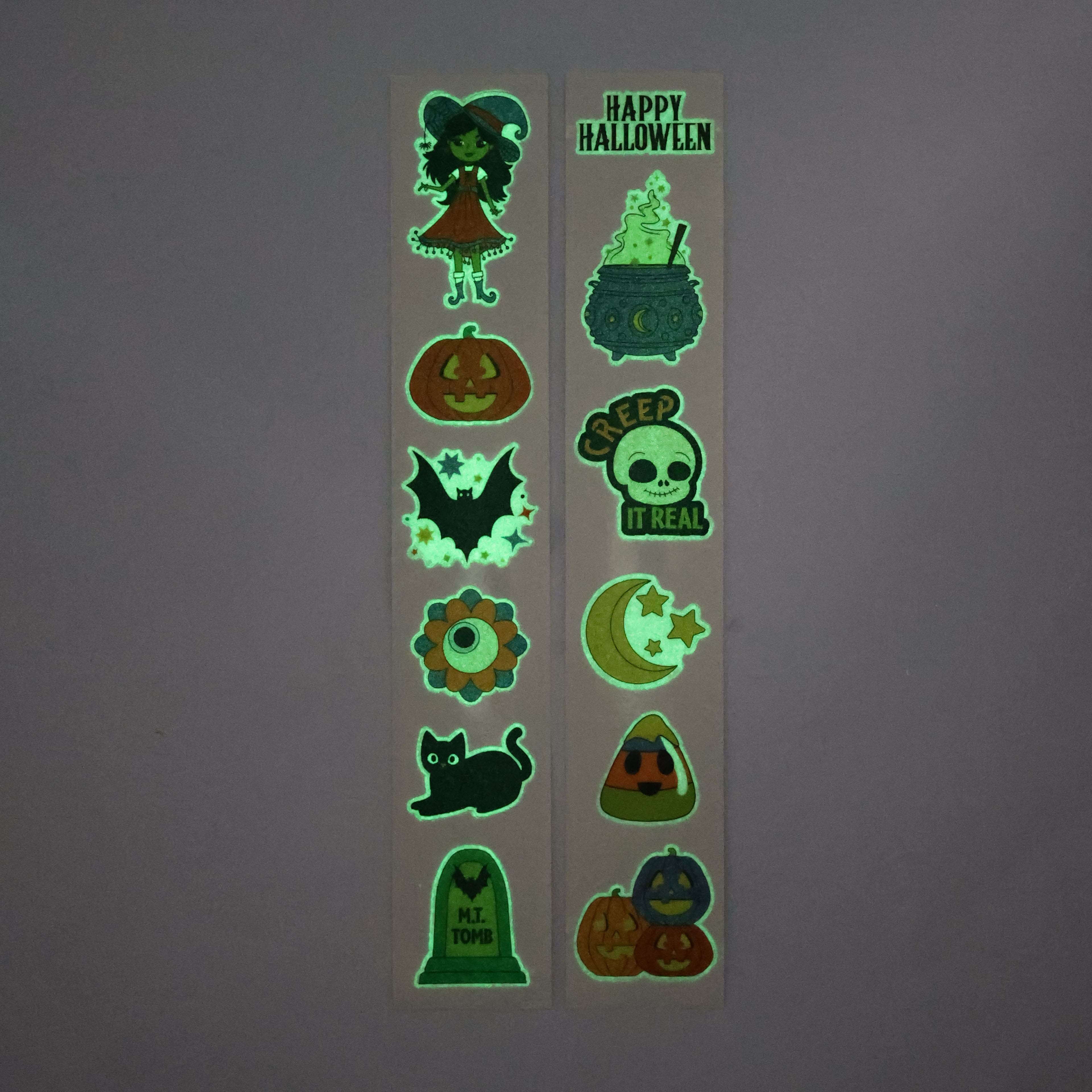 Ghoul Friends Glow-in-the-Dark Sticker Rolls by Creatology&#x2122;