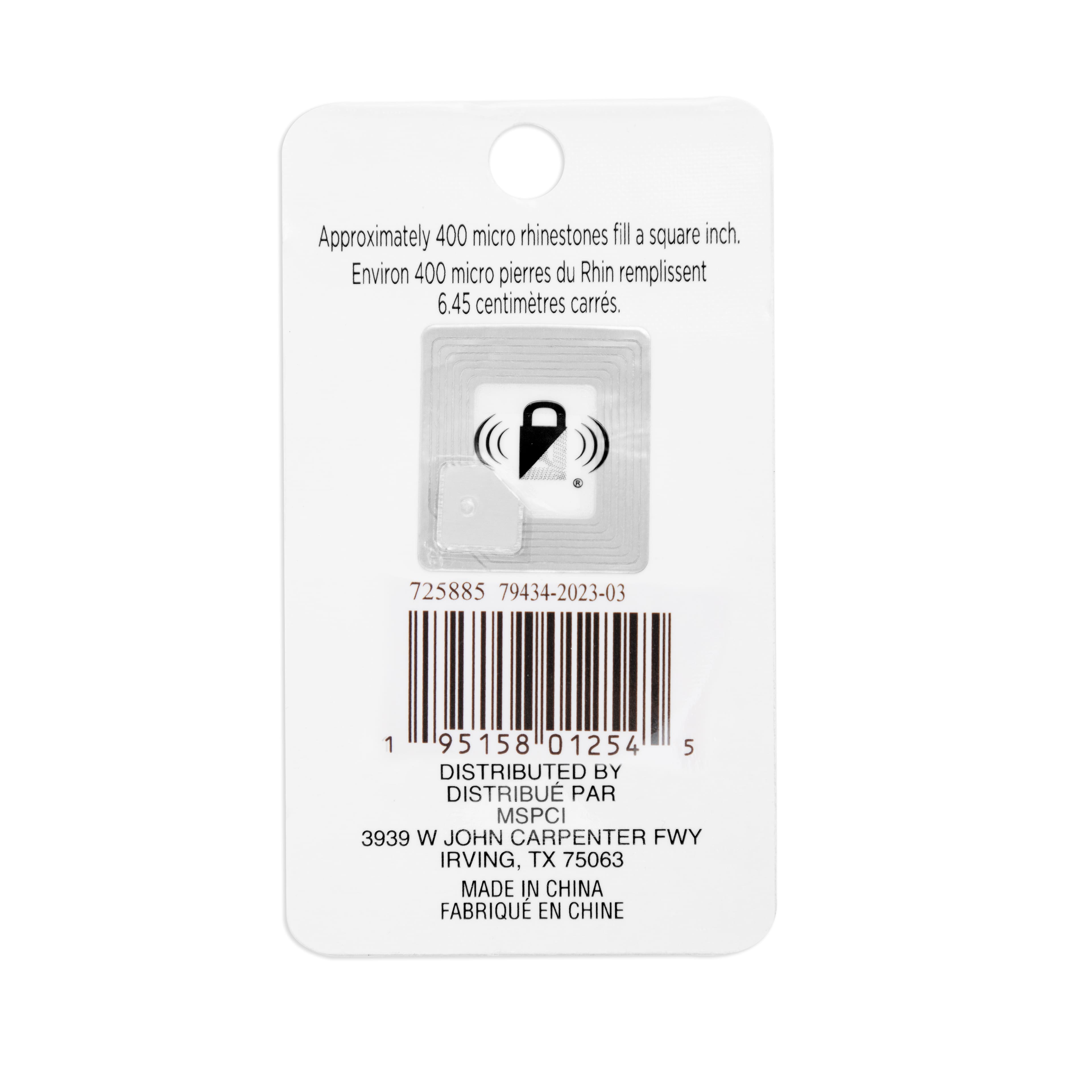 1.2mm Glass Micro Rhinestones by Bead Landing™, 0.7oz.