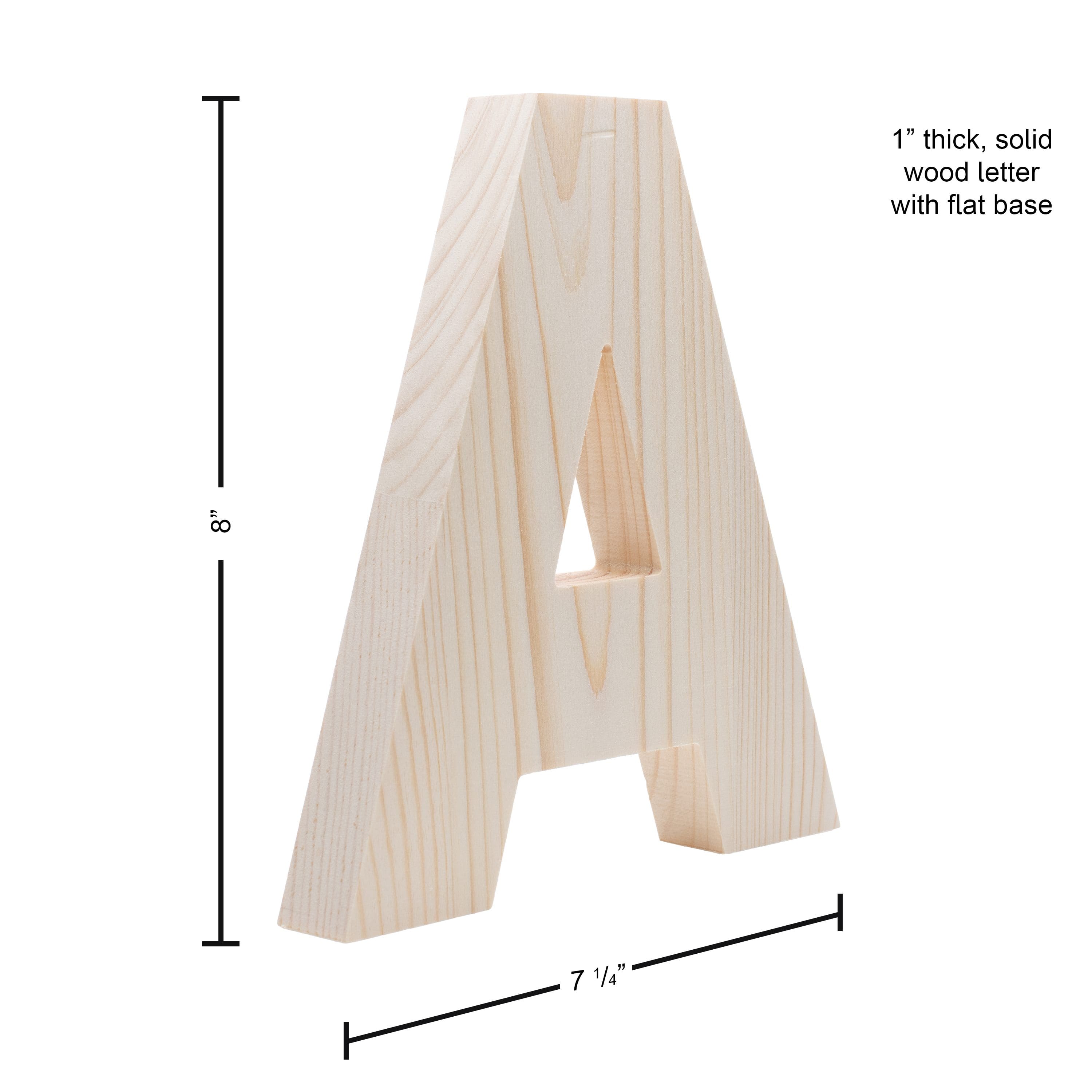 Hampton Art&#x2122; 8&#x22; Chunky Wood Letter