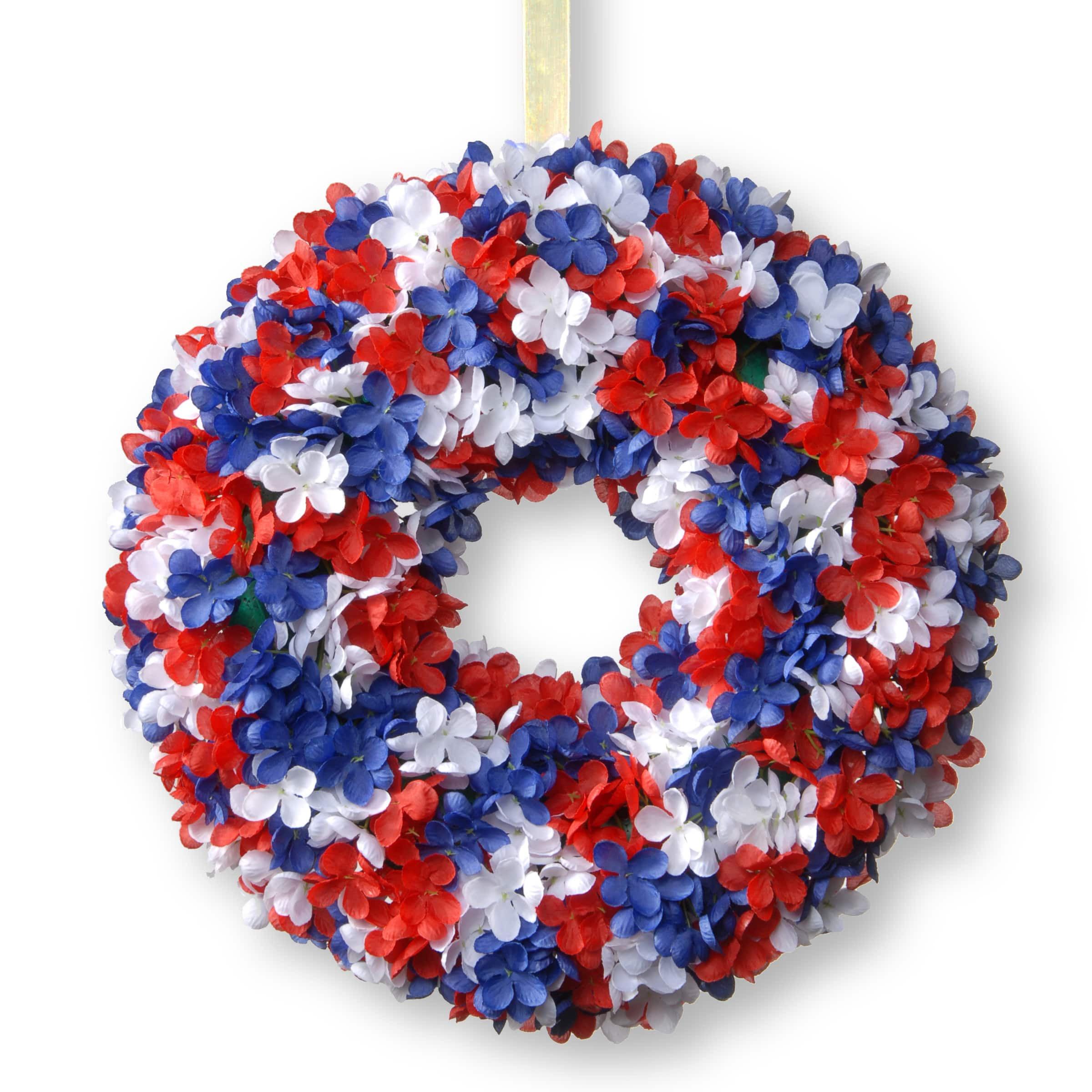 14&#x22; Patriotic Hydrangea Wreath