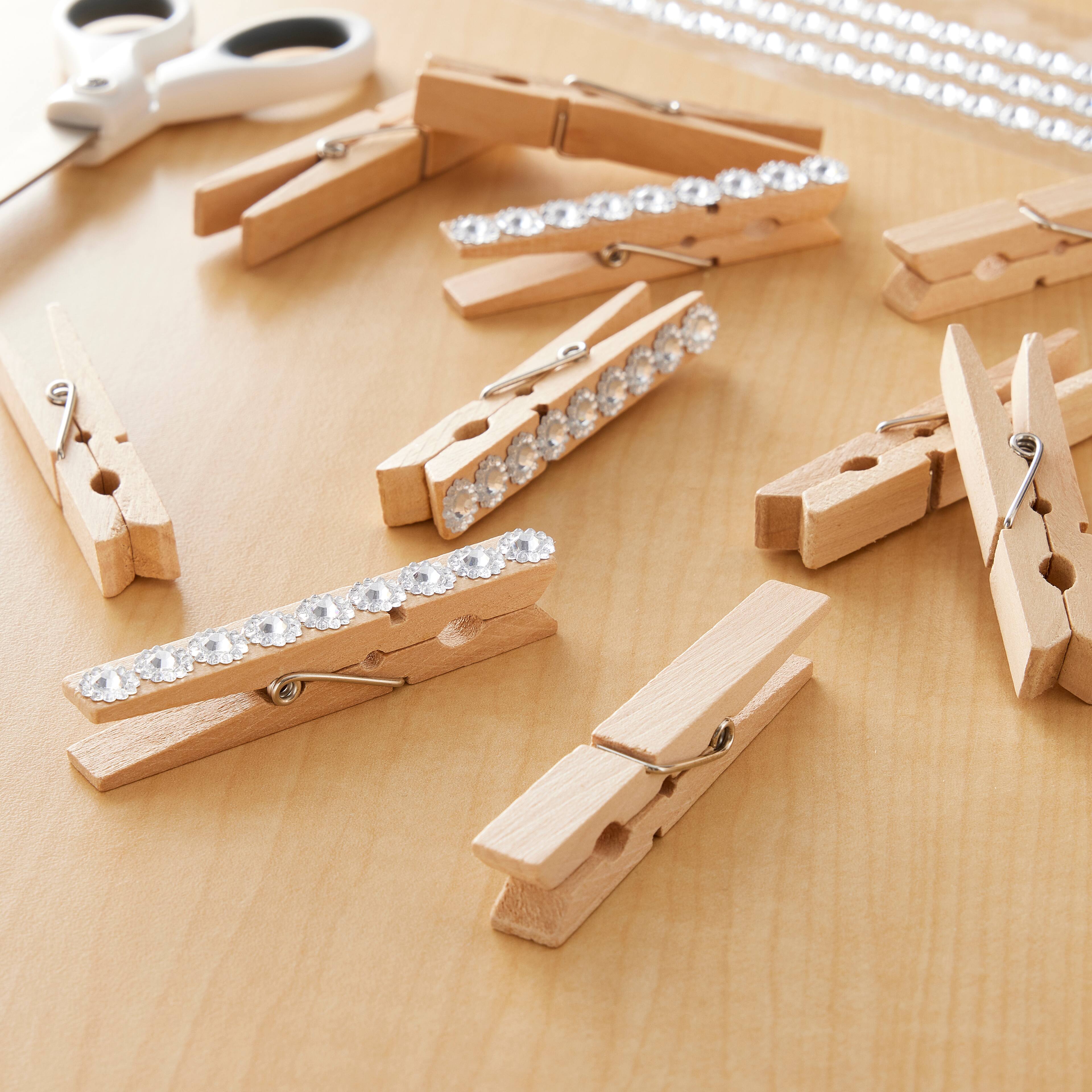 12 Packs: 48 ct. (576 total) Large Clothespins by Recollections™ Craft It™