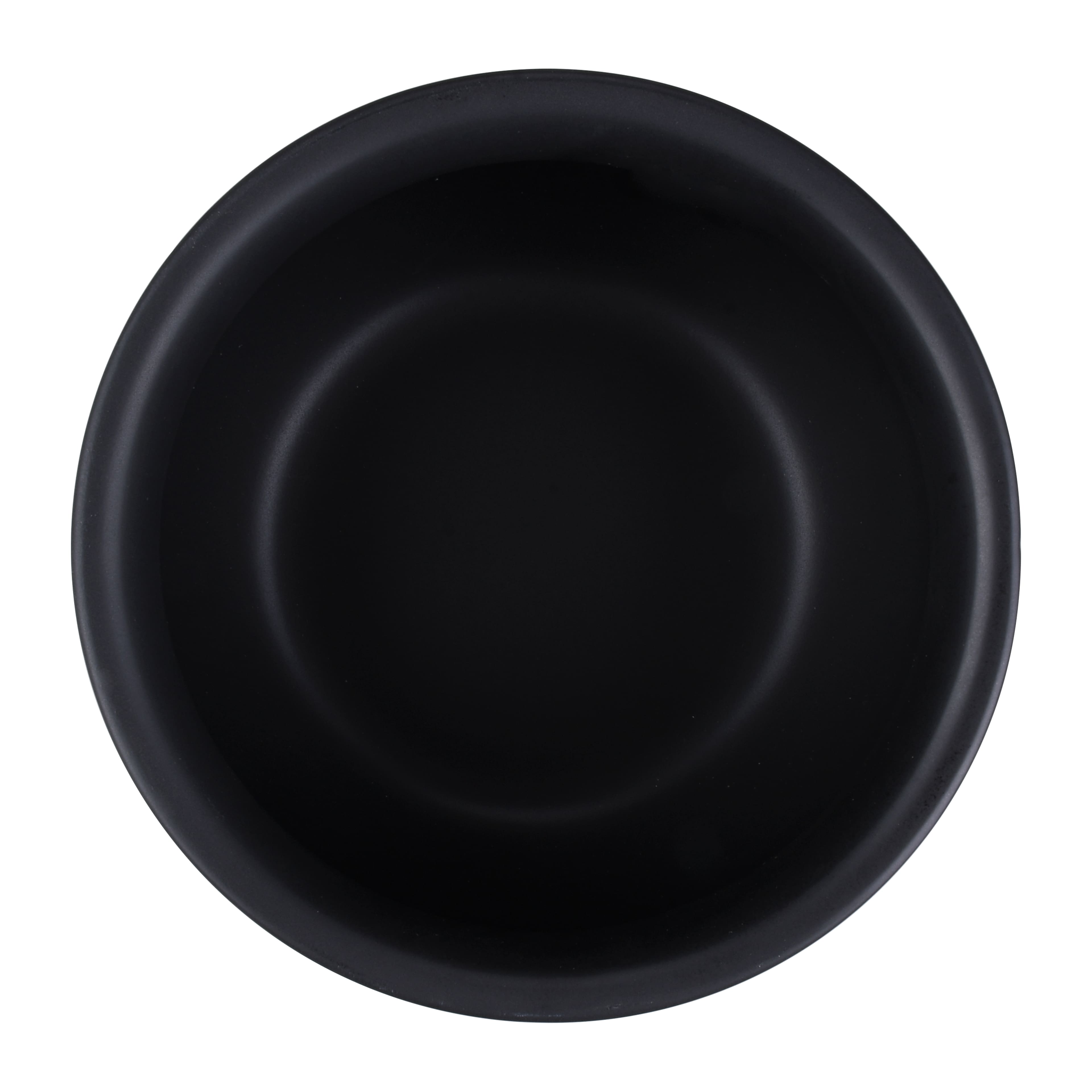 6.25&#x22; Black Ceramic Cauldron by Makery&#x2122;