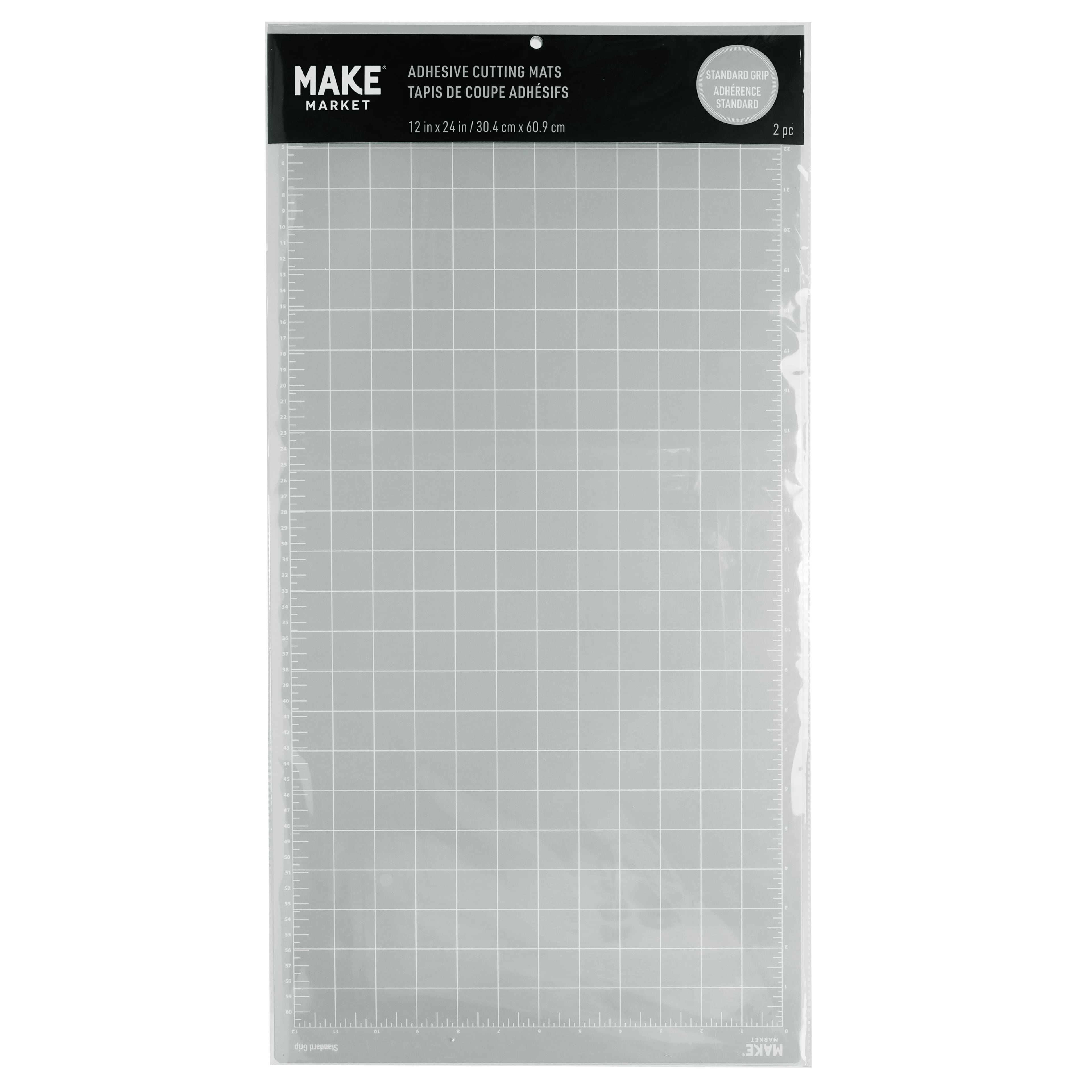 12" x 24" Standard Grip Adhesive Cutting Mats, 2ct. by Make Market®