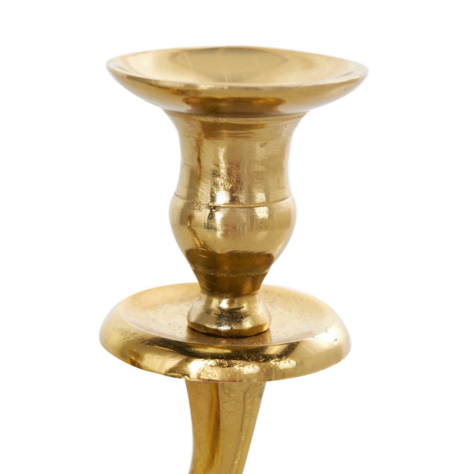 Aluminum Scrolled Candelabra