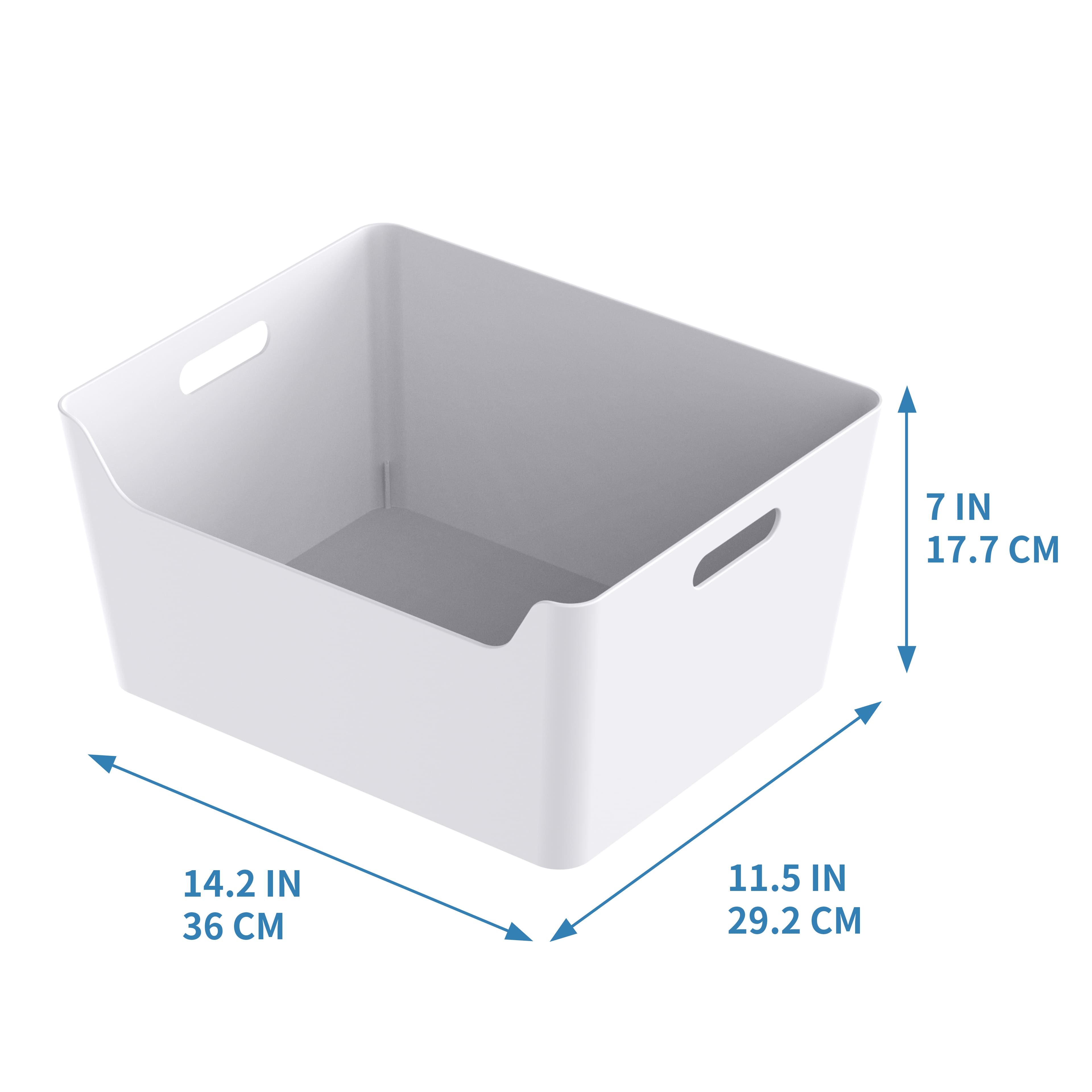 Extra Large White Open Storage Bin by Simply Tidy&#xAE;