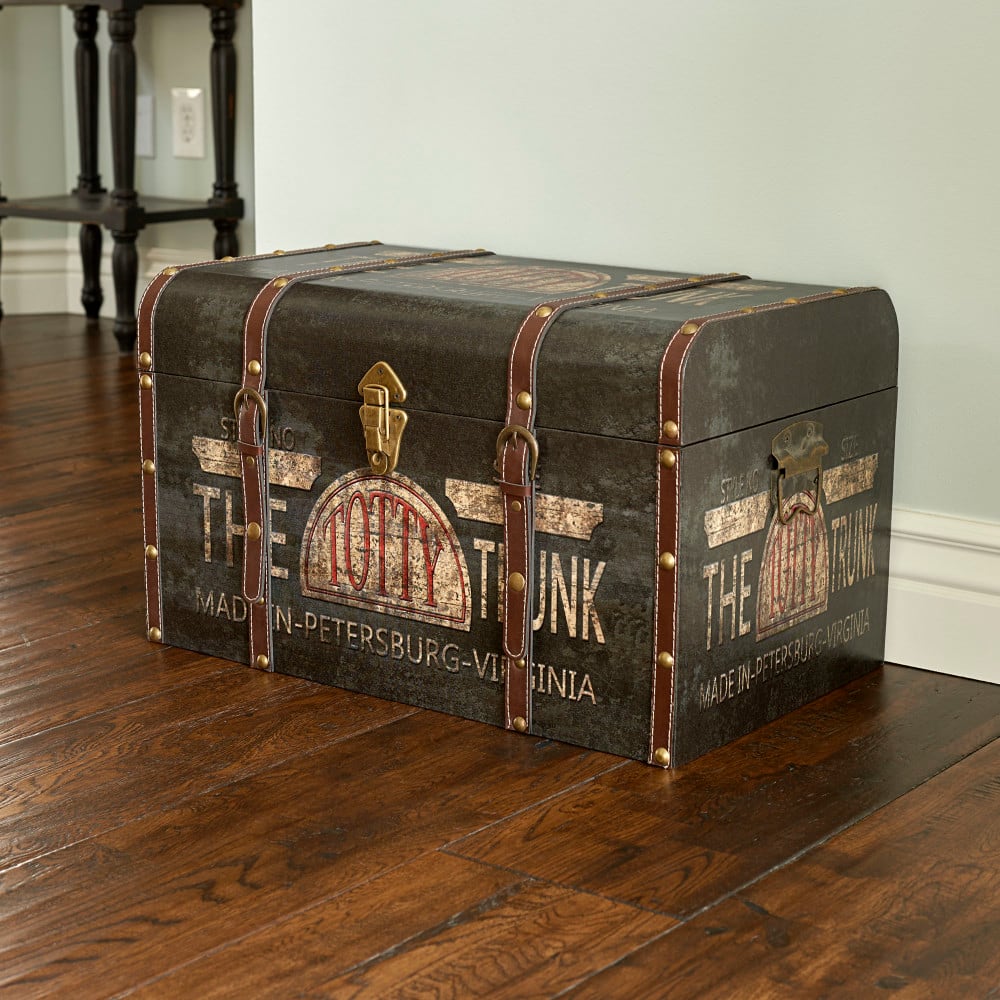 Household Essentials Vintage Decorative Trunk
