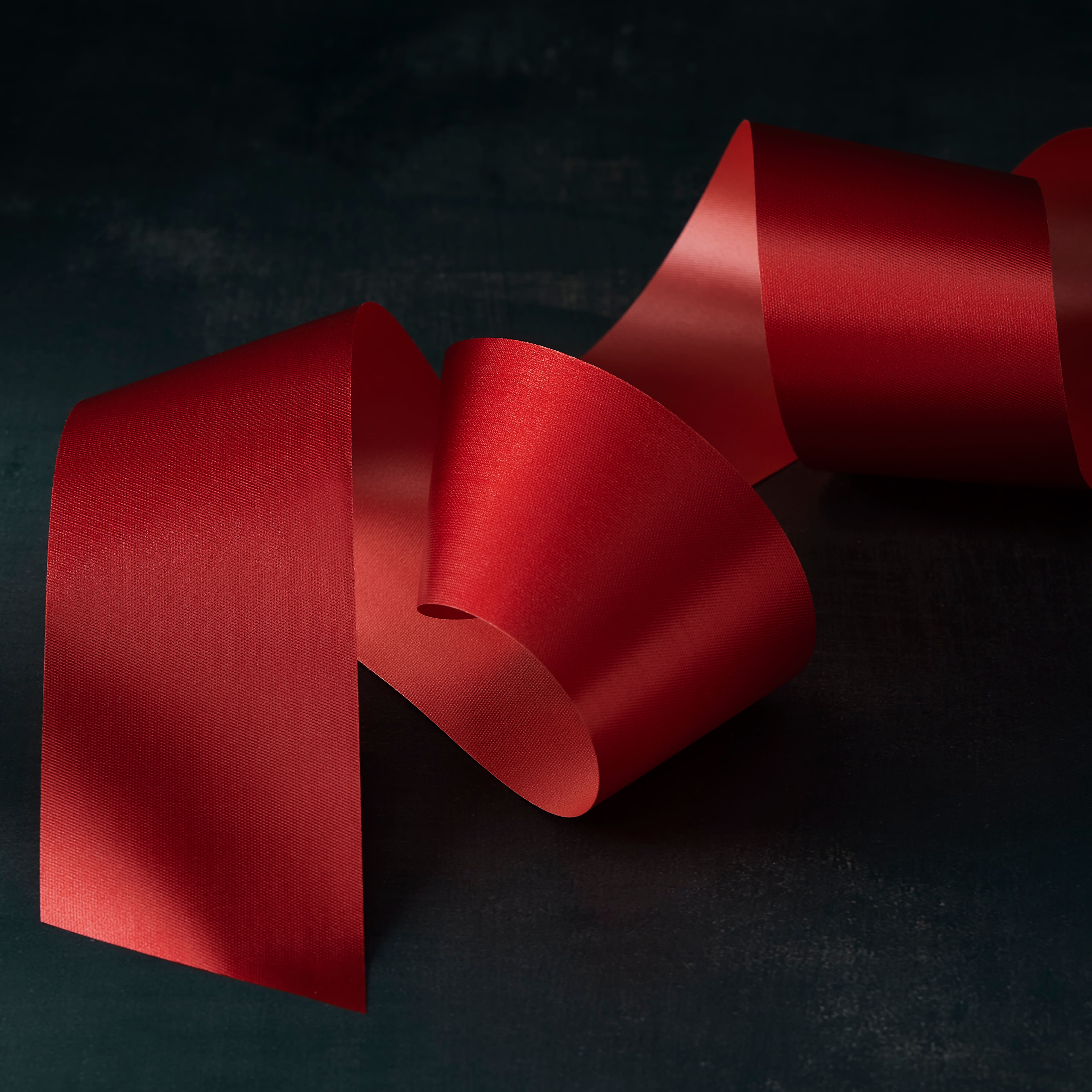 2.5" x 50yd. Satin Floral Ribbon by Celebrate It®