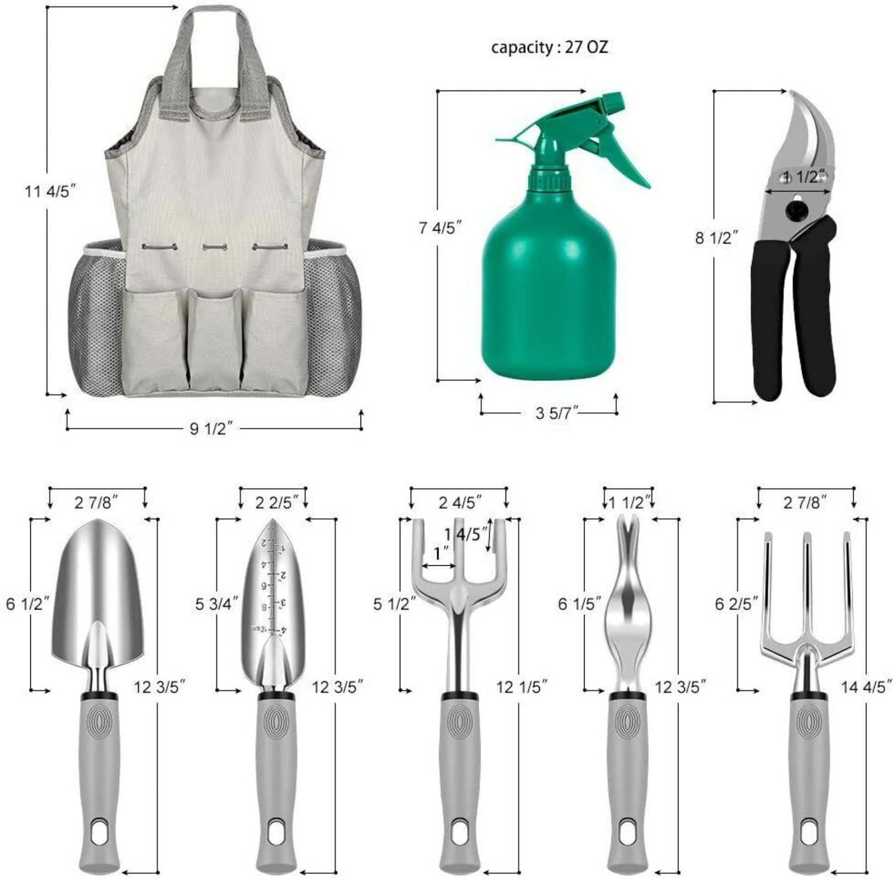 NEX&#x2122; Heavy Duty Aluminum Gardening Kit