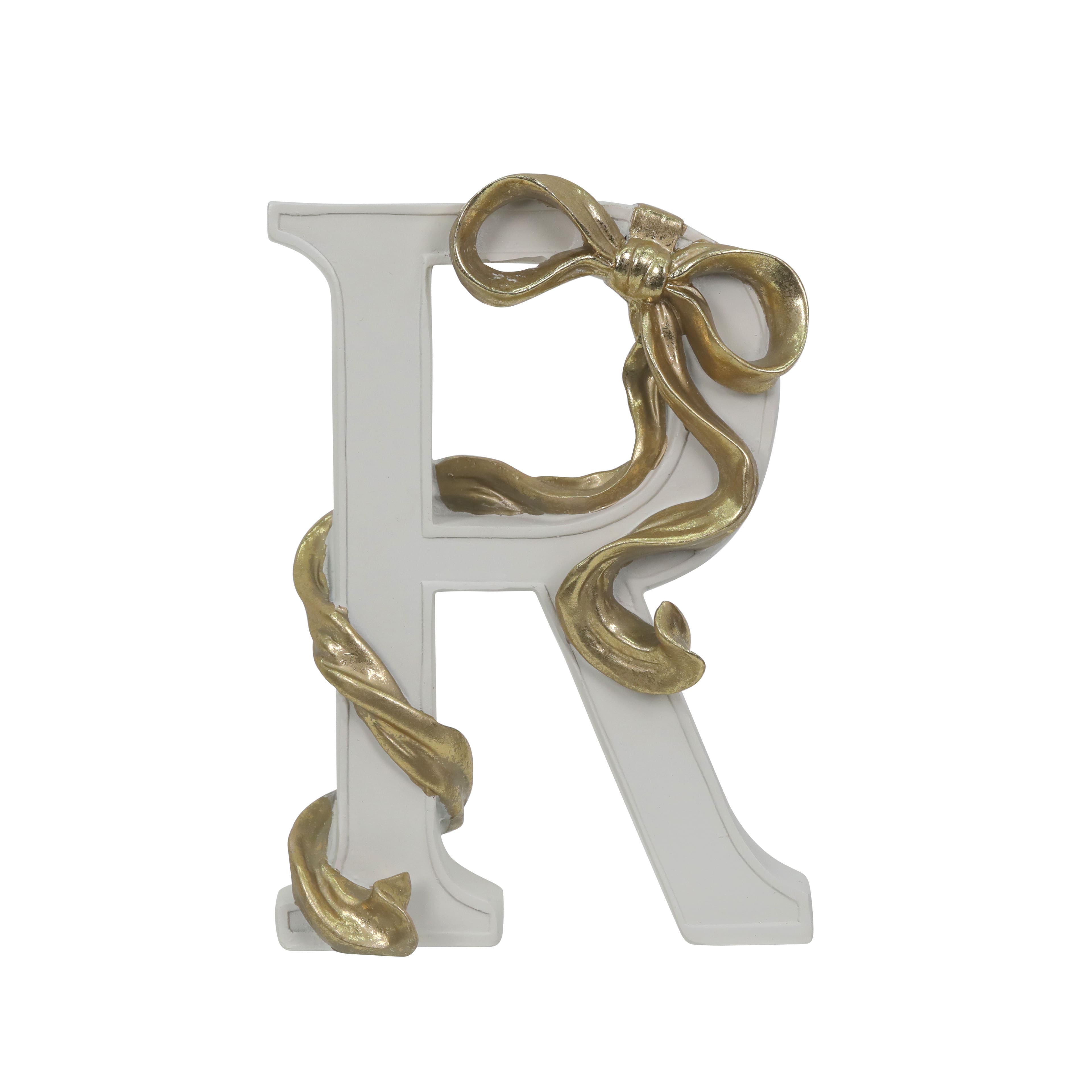 8.25" Gold Bow Monogram Letter by Ashland®