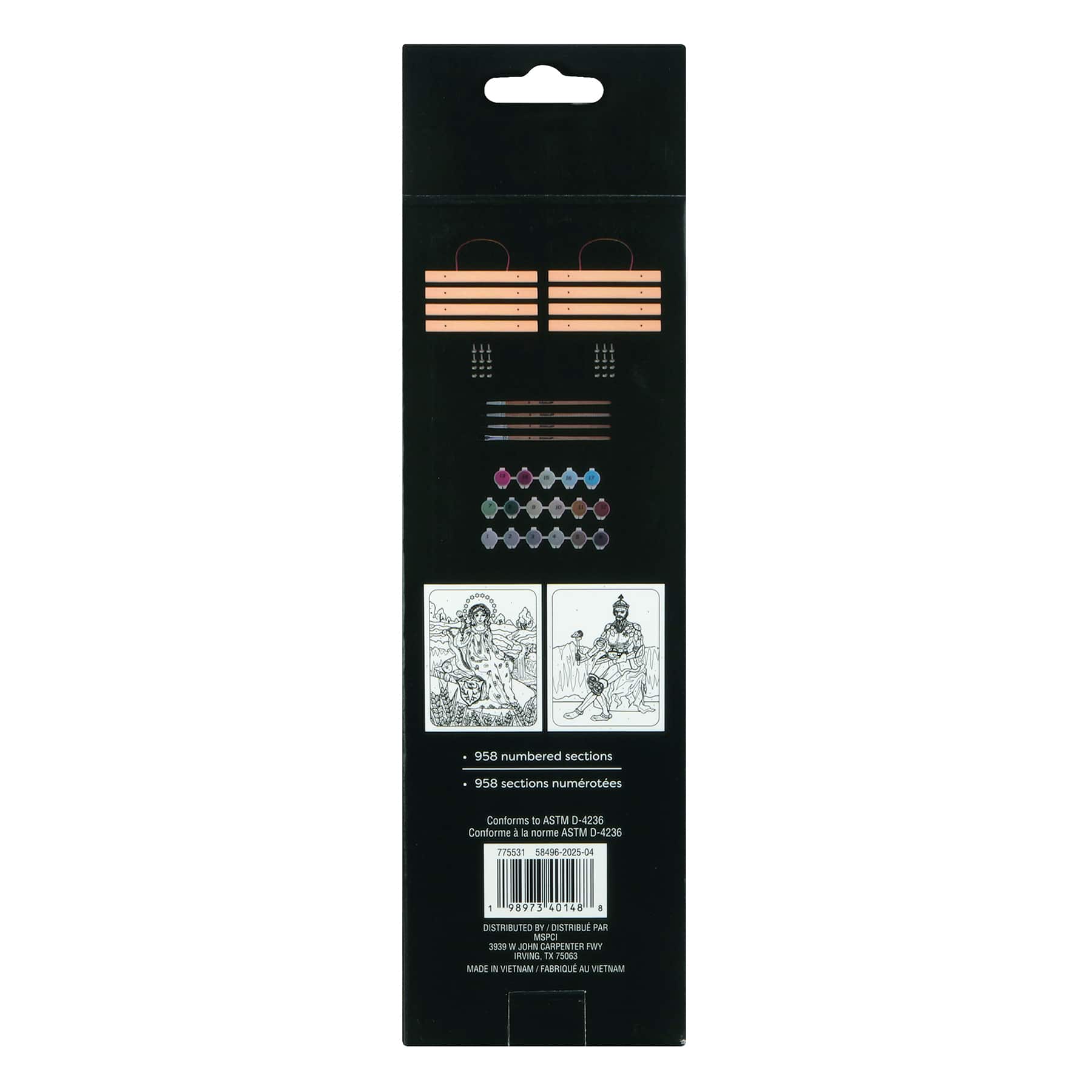 8&#x22; x 10&#x22; Emperor &#x26; Empress Tarot Paint-by-Number Kit by Artist&#x27;s Loft&#xAE;
