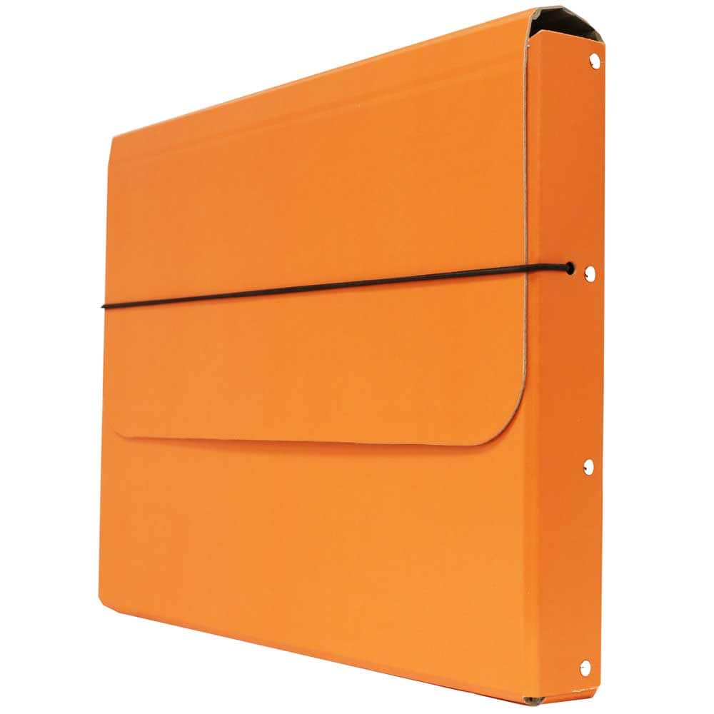 JAM Paper Strong Thick Portfolio Carrying Case with Elastic Band Closure