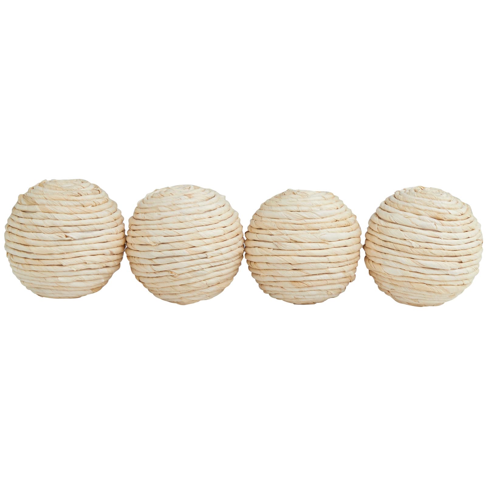 Beige Handmade Jute Orbs &#x26; Vase Filler Set