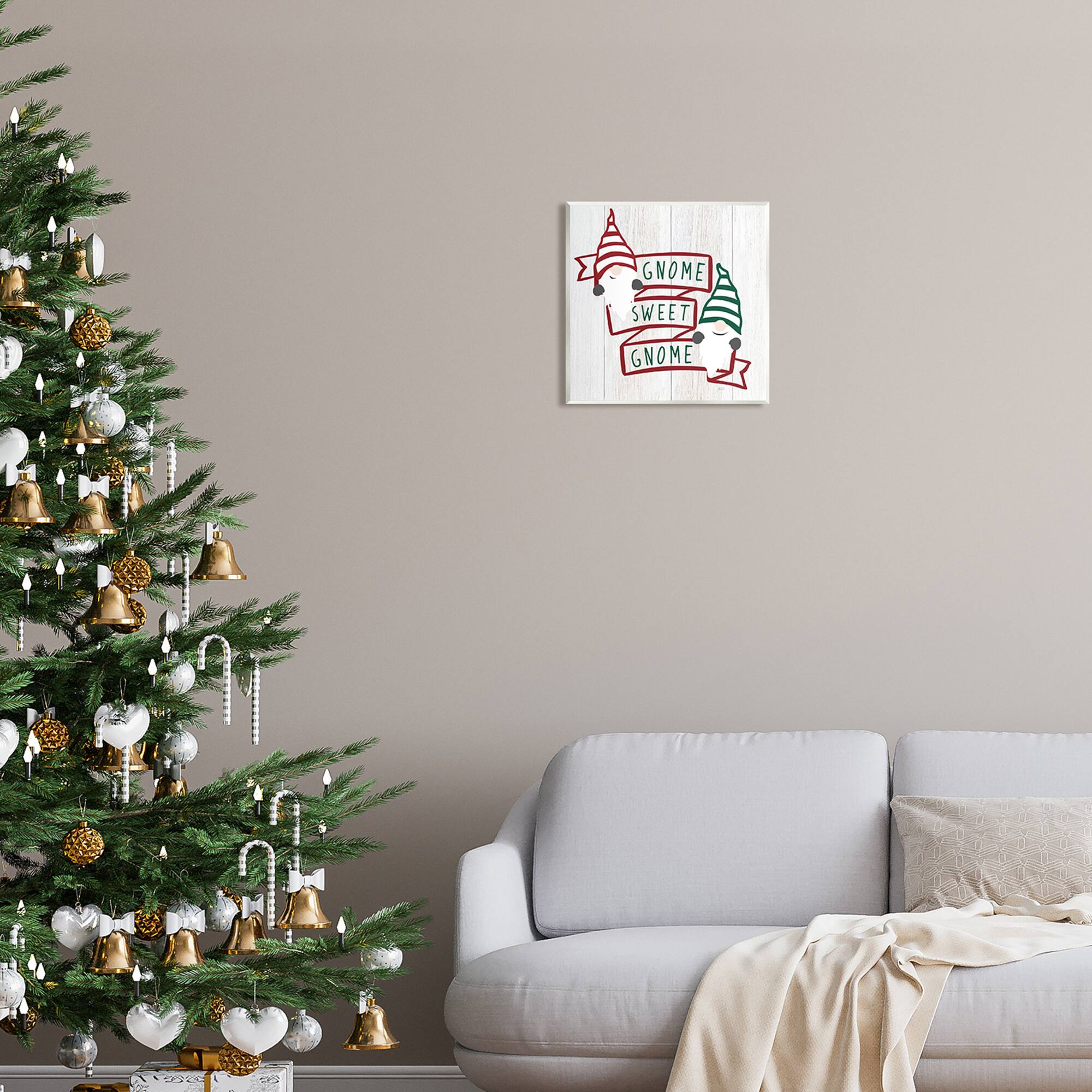 Stupell Industries Gnome Sweet Gnome Banner Wall Plaque Art