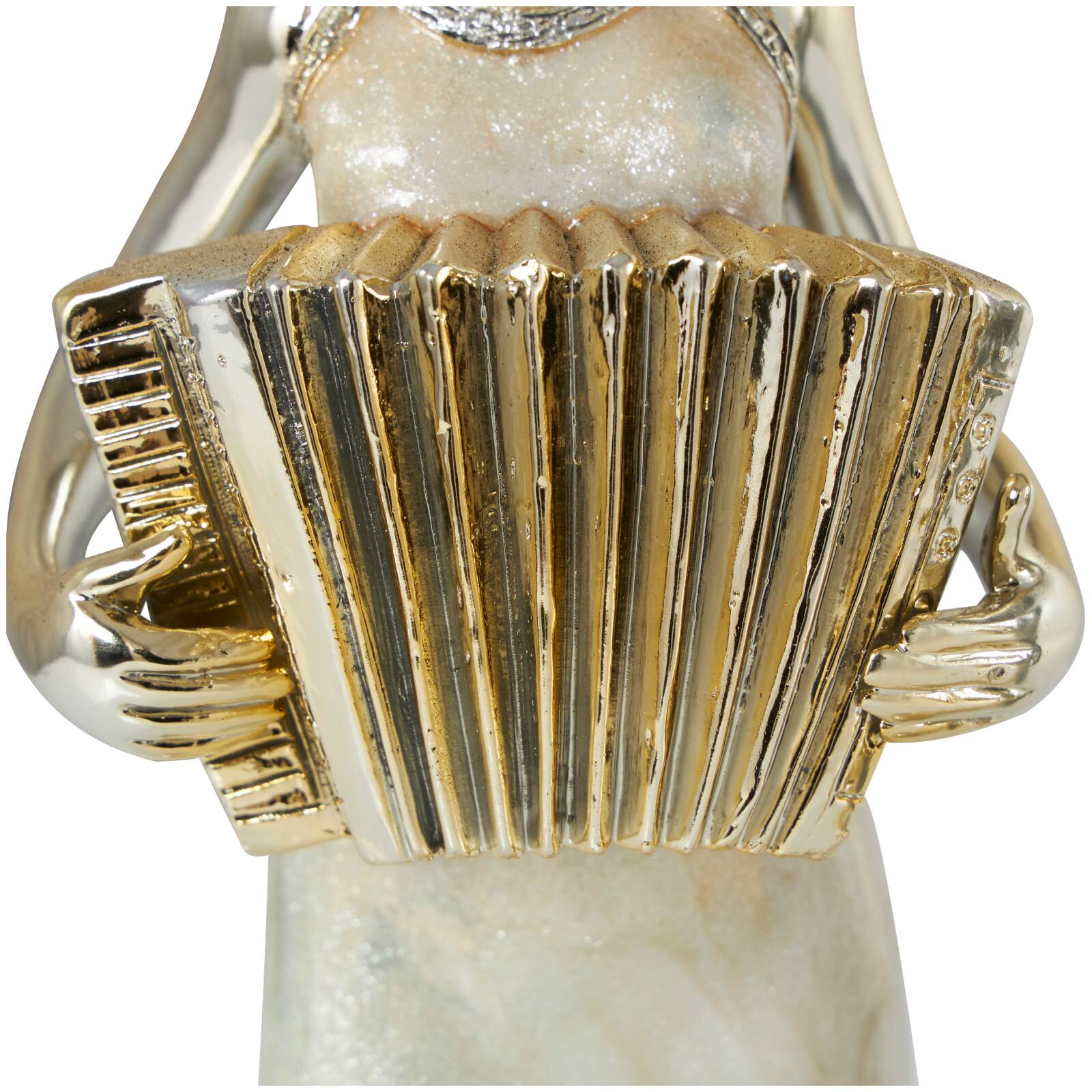 14" Gold Musician Sculpture Set