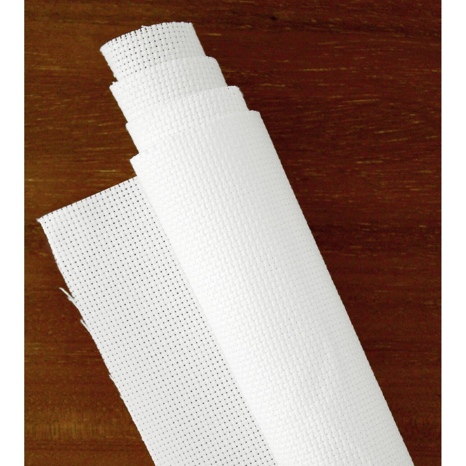 Essentials by Leisure Arts Pure White 11ct. Aida Cloth, 30&#x22; x 36&#x22;